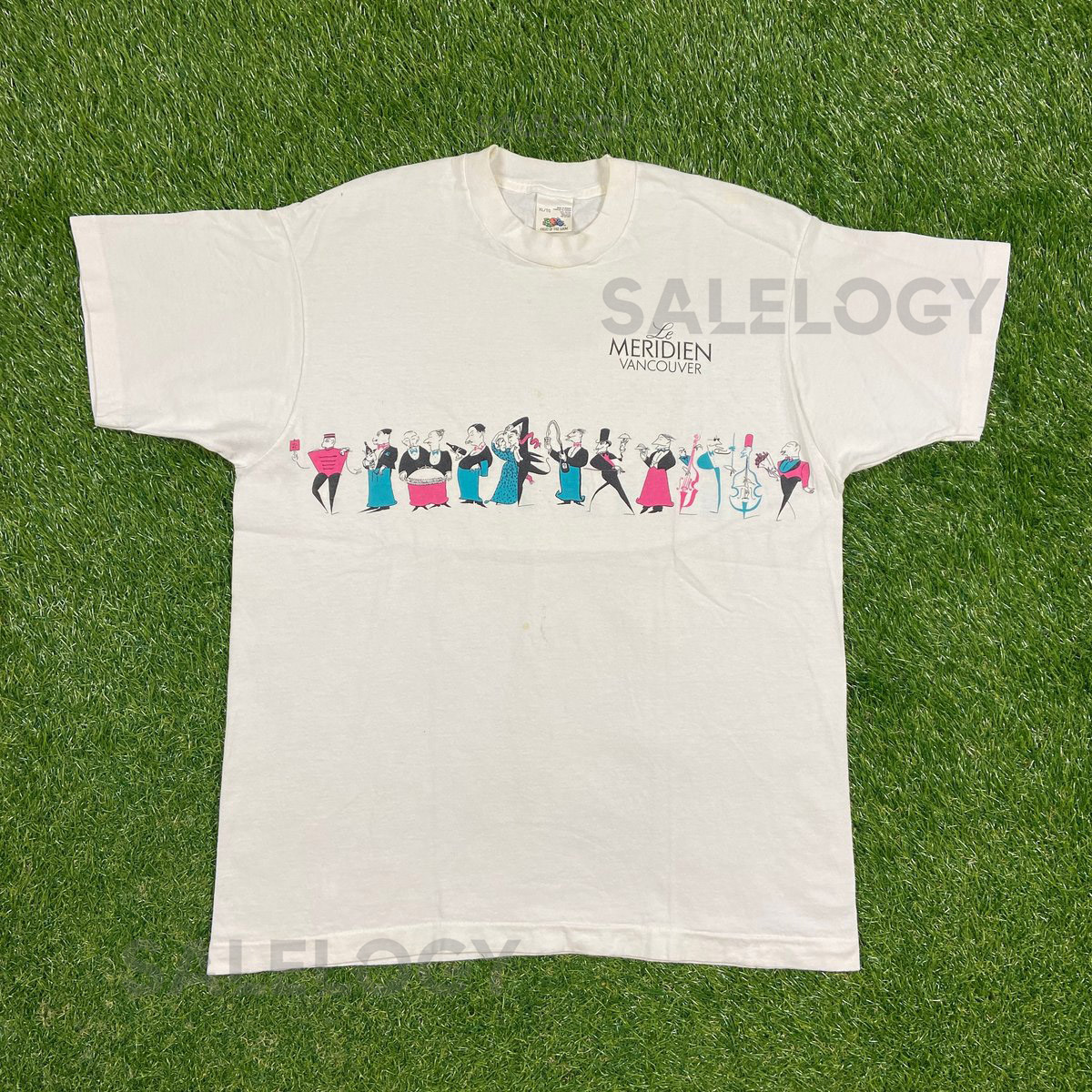 Vintage Le Meriden Vancouver T Shirt Tee Fruit of the Loom Size Xtra Large XL British Columbia BC Canada 1980s 80s_492