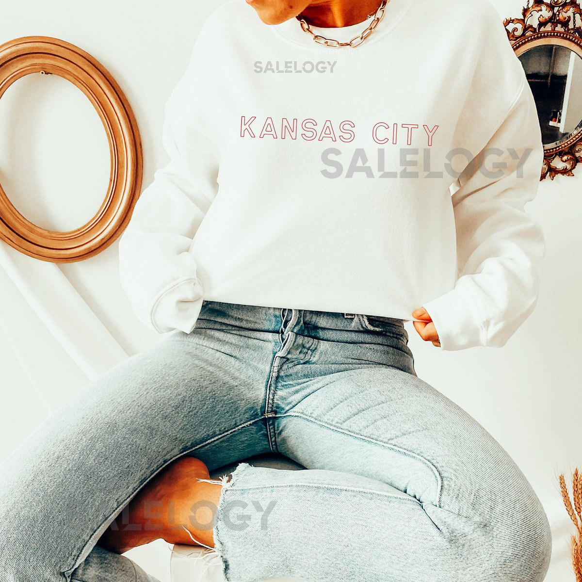 Kansas City Outline Sweatshirt Kansas City Sweatshirt Unisex Sweatshirt Multiple Color Options Made To Order_395