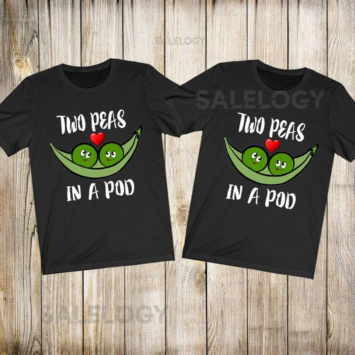 Two Peas In A Pot Twins Brother Sister Shirts Sister Twins Brother Twins Twins Family Matching Gift T-Shirt_842