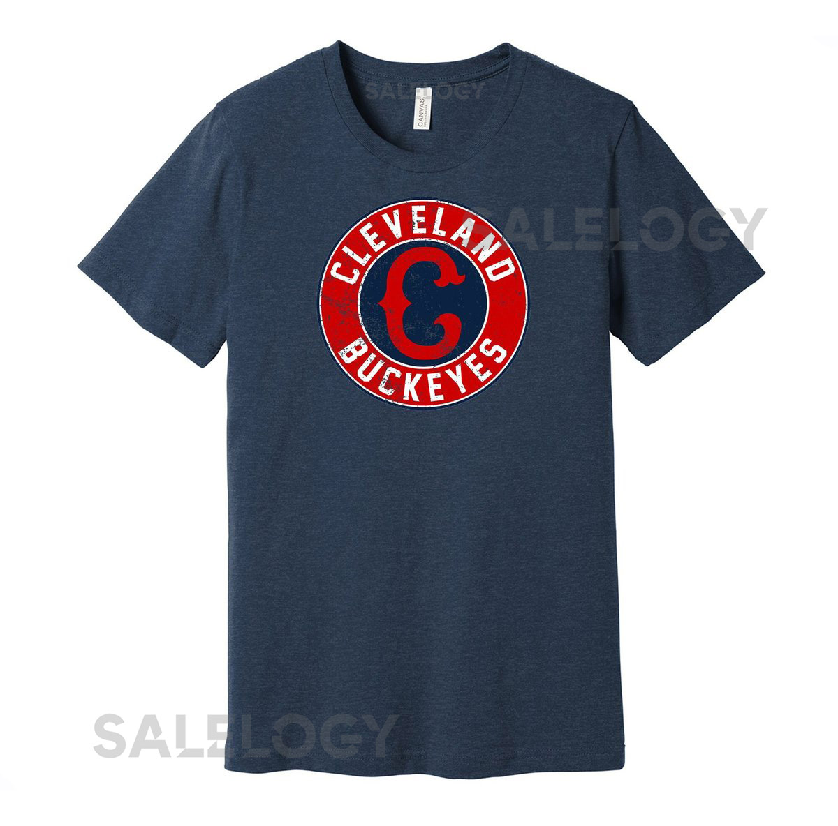 Cleveland Buckeyes Throwback Tee - American Negro League Baseball Team S M L XL XXL 3XL Navy Red Black White Grey Color Choice Maryland_280