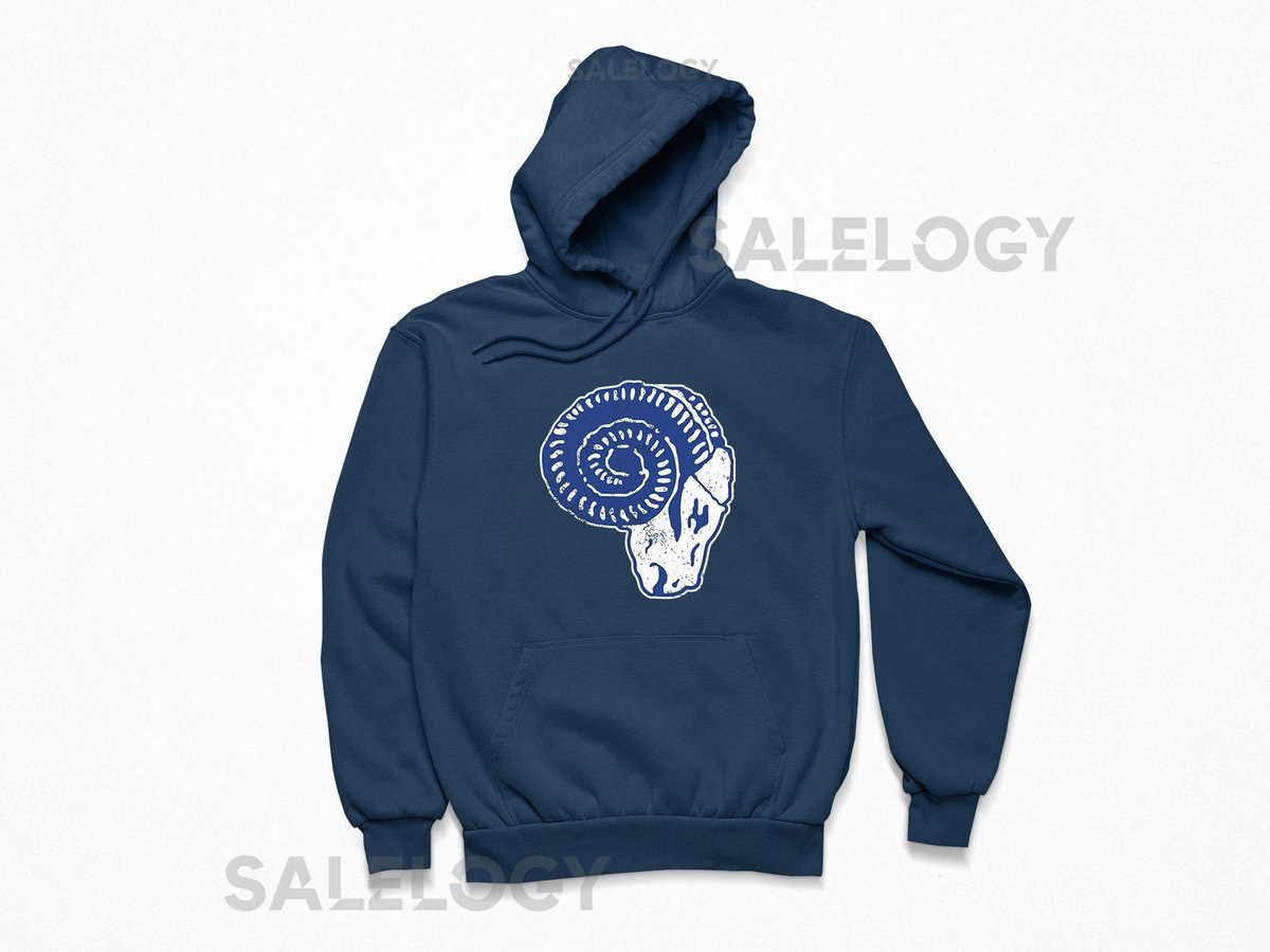 Cleveland Rams 1930s Throwback Hoodie - Retro Distressed Logo Defunct Football Team Fan Sweatshirt Sweater S M L XL XXL 3XL Many Colors_10