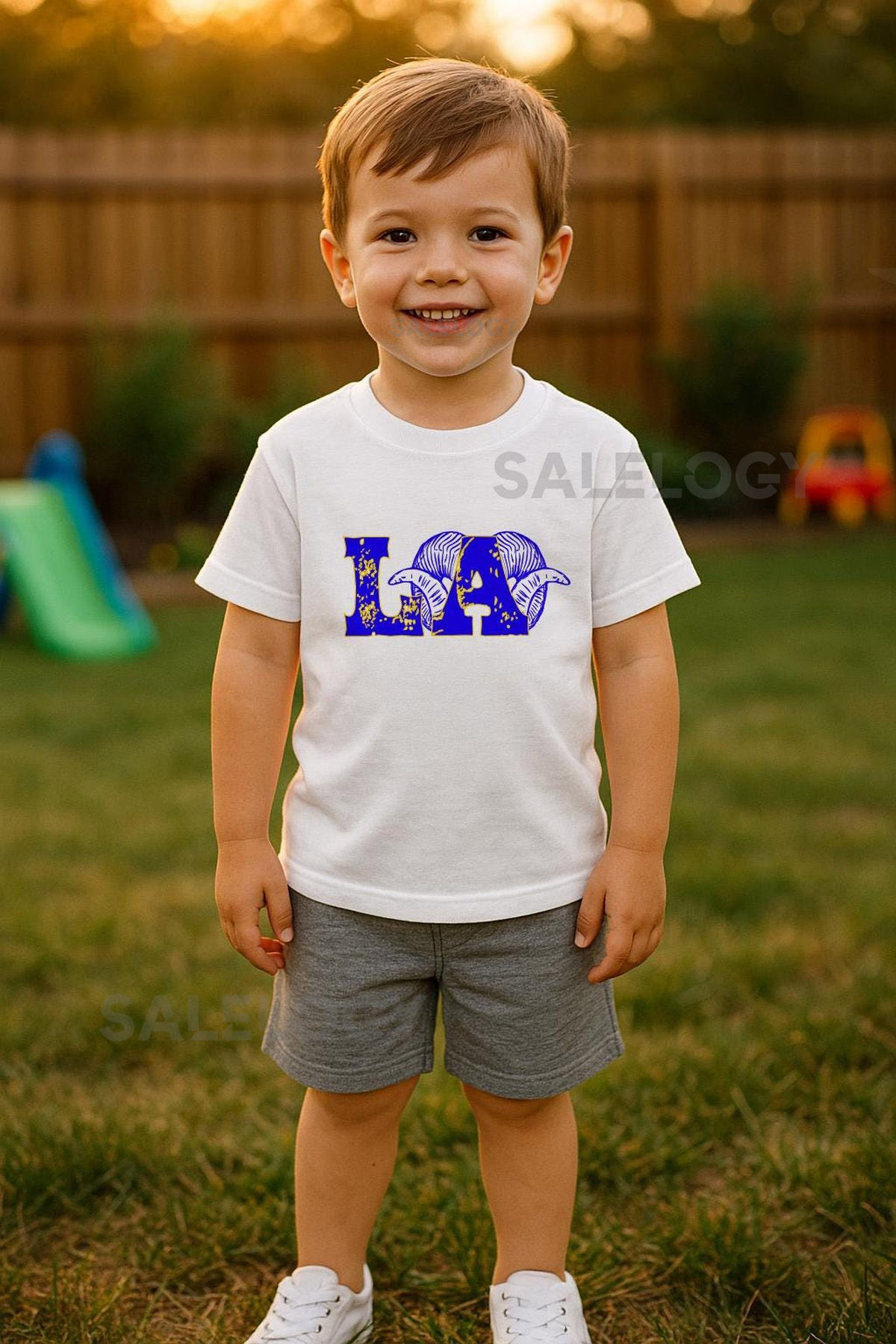 Los Angeles Toddler Shirt - Kids Game Day Football Shirt LA Sports Birthday Gift_599