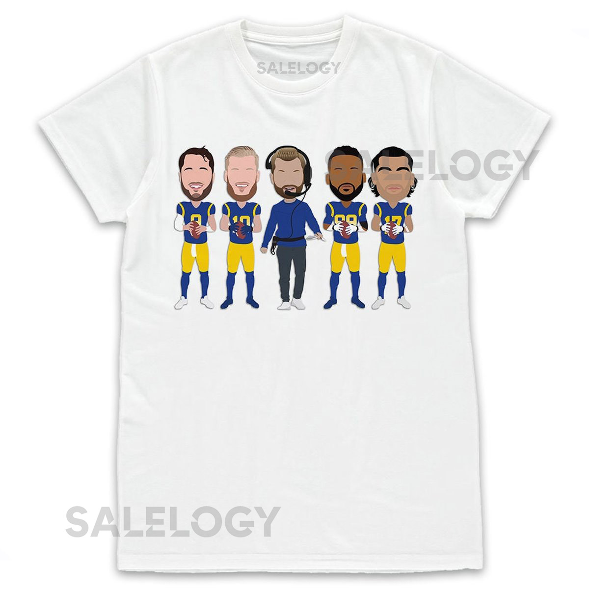 Rams American Football T-Shirt tshirt tee S-XXXL Donald Stafford Cupp etc LA Los Angeles_700