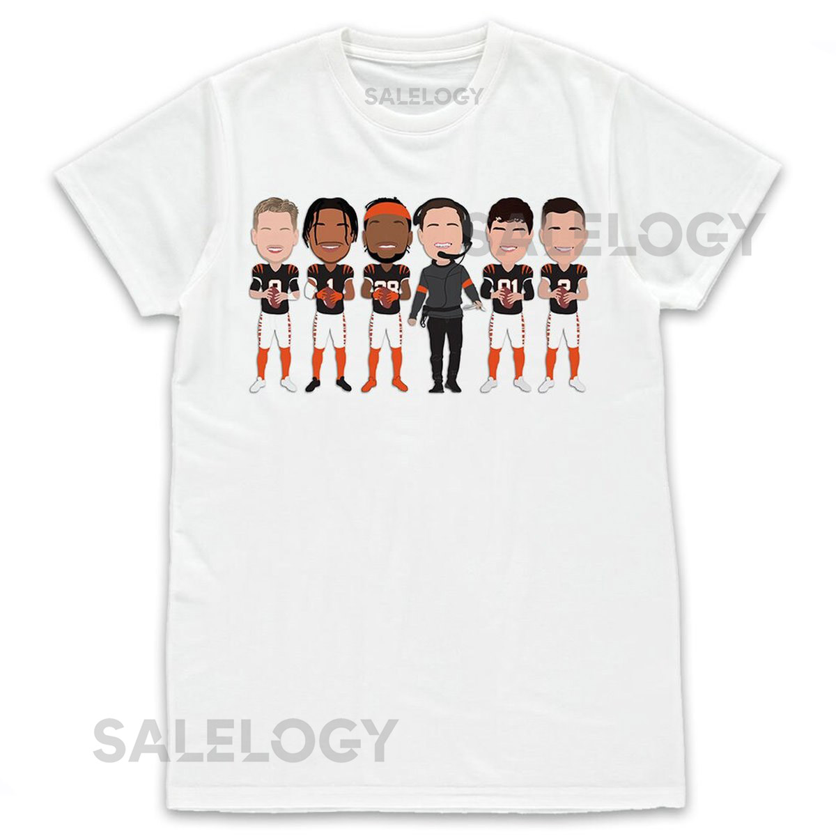 Bengals American Football T-Shirt tshirt tee S-XXXL Burrow Chase Cincinnati_199