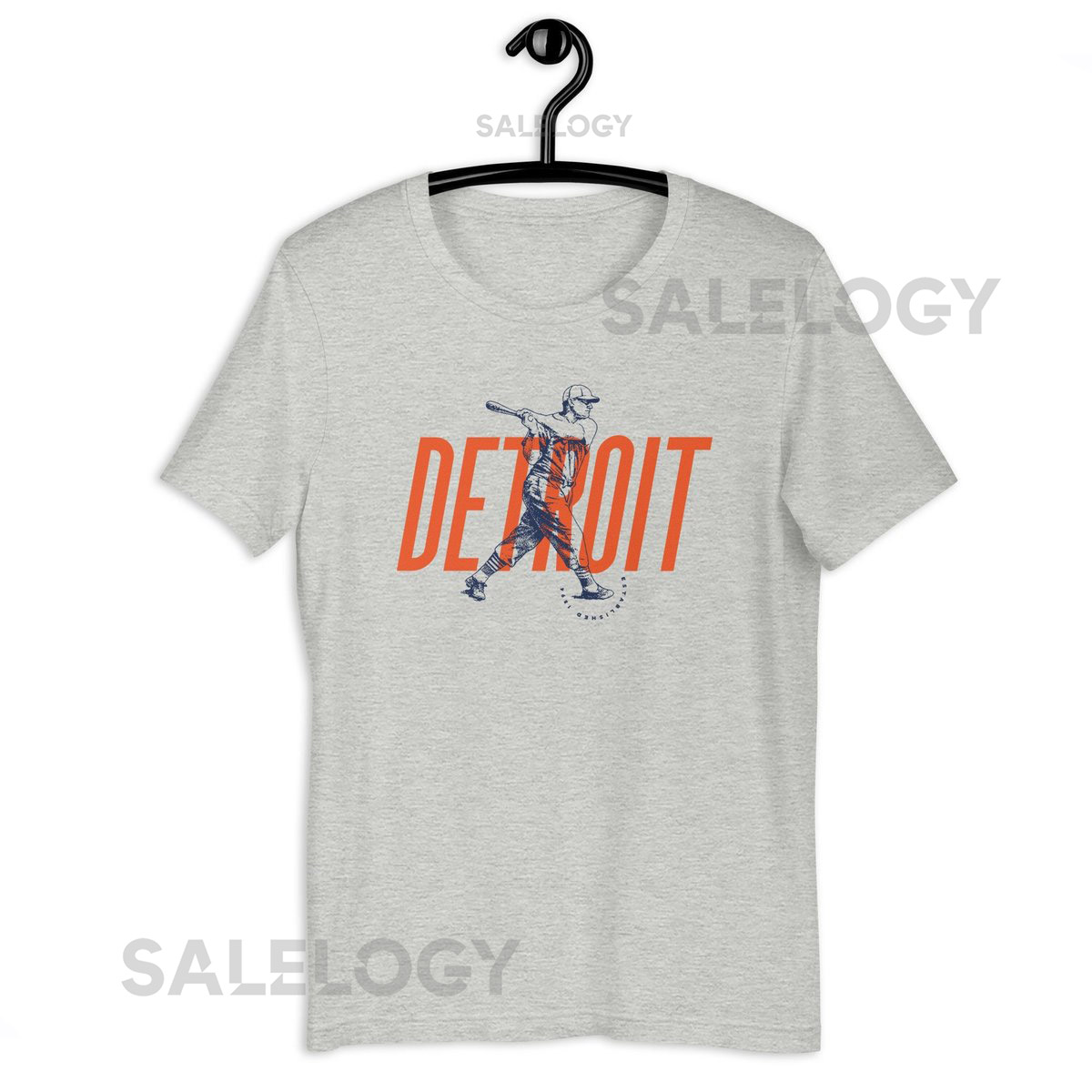 Detroit Tigers-Inspired Vintage Short-Sleeve Unisex T-Shirt Baseball Player_262