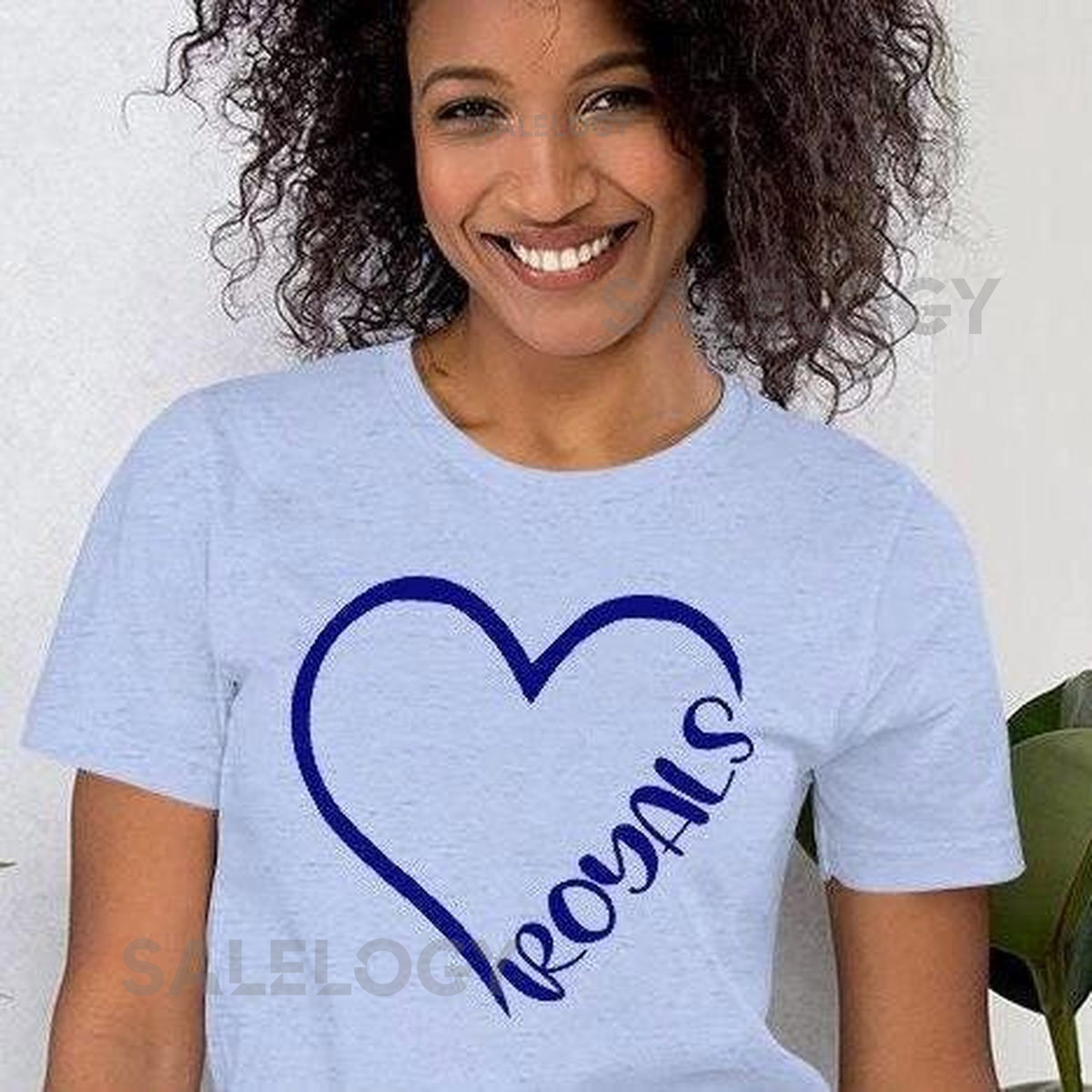 Royals Chiefs Jayhawks Heart Shirt_739