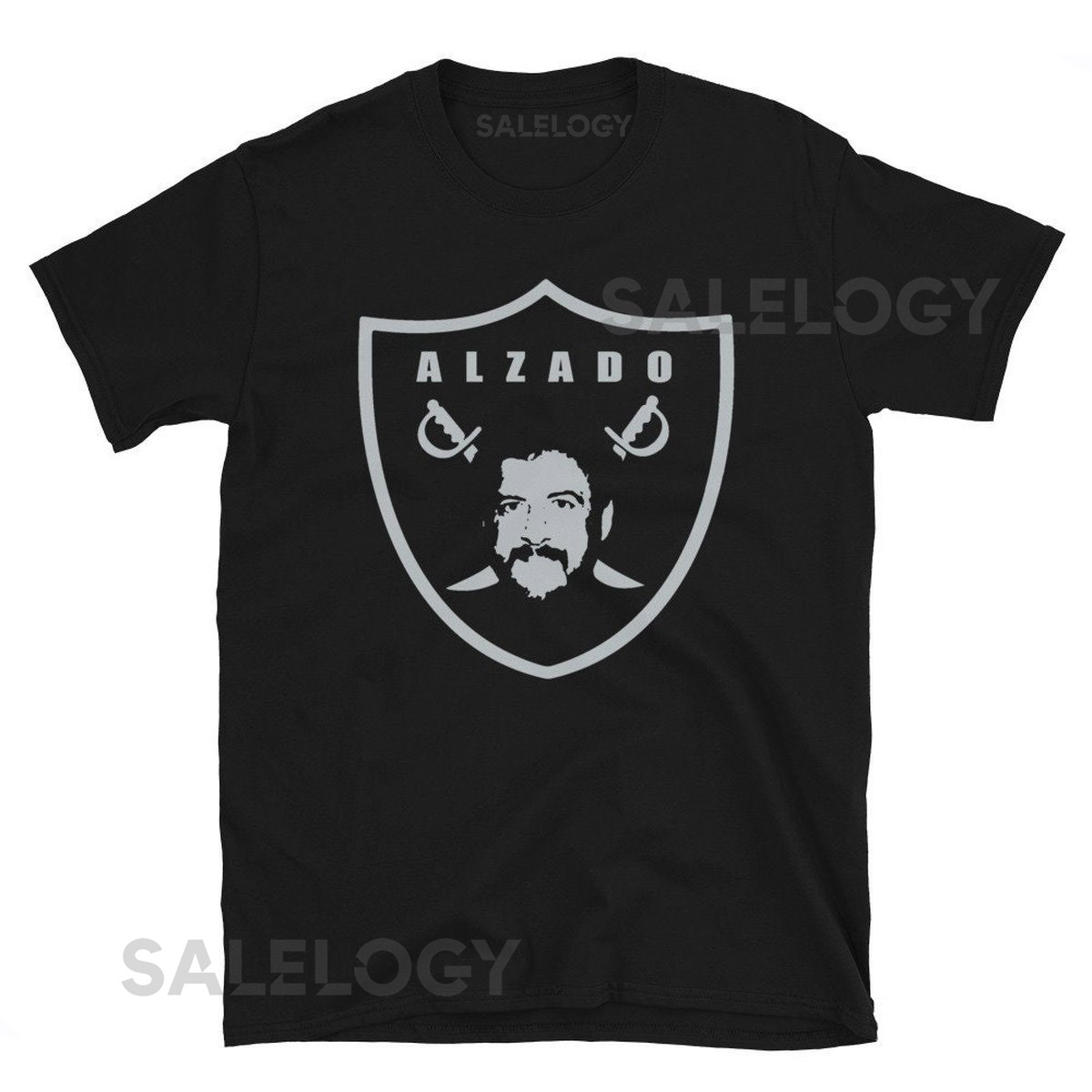 Lyle Alzado Los Angeles Raiders Short-Sleeve Unisex Tribute Parody T-Shirt_606