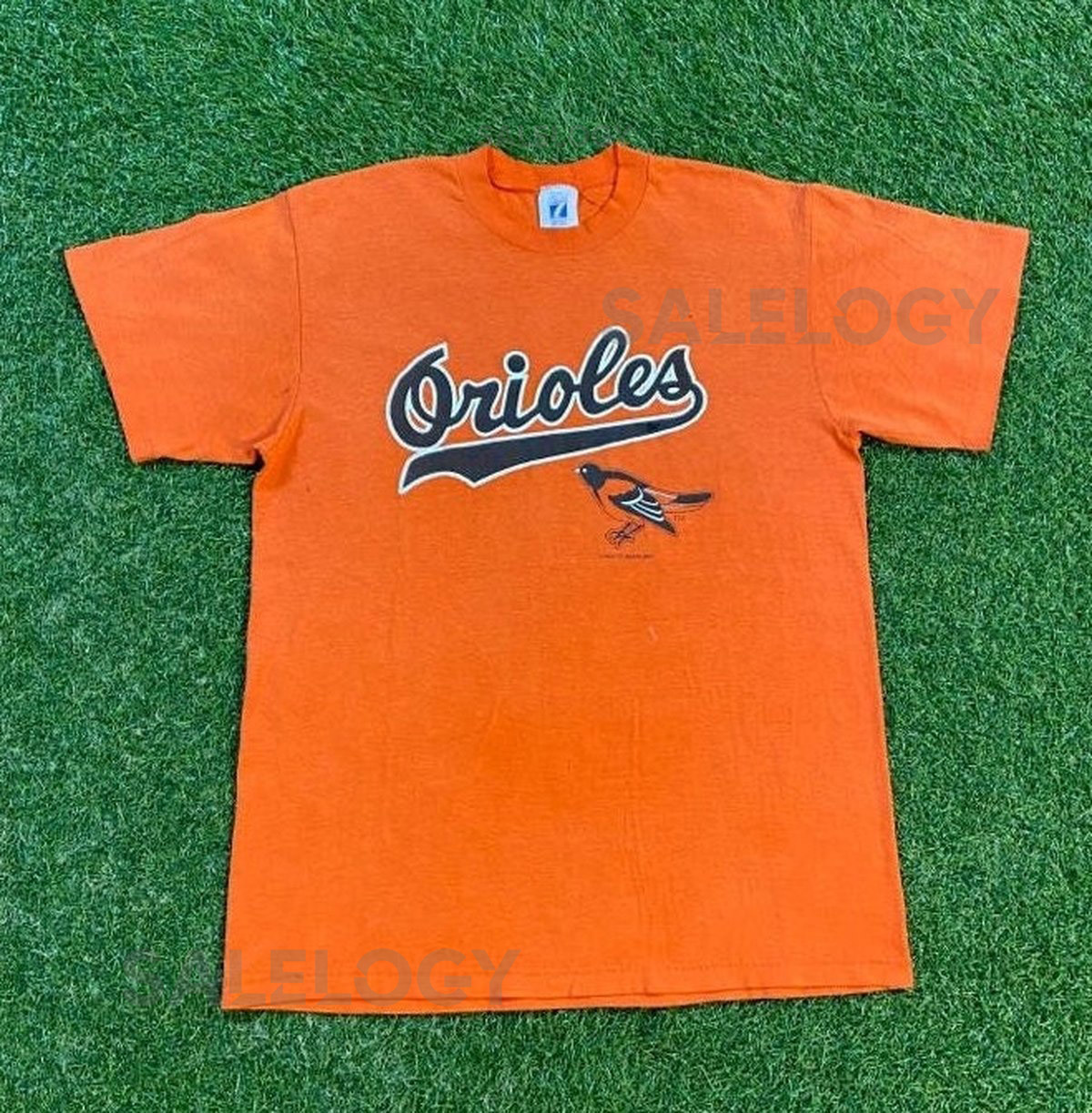Vintage Baltimore Orioles T Shirt Tee Logo 7 Made USA Size Large L MLB Baseball American League 1990s Maryland Camden Yards 90s_644