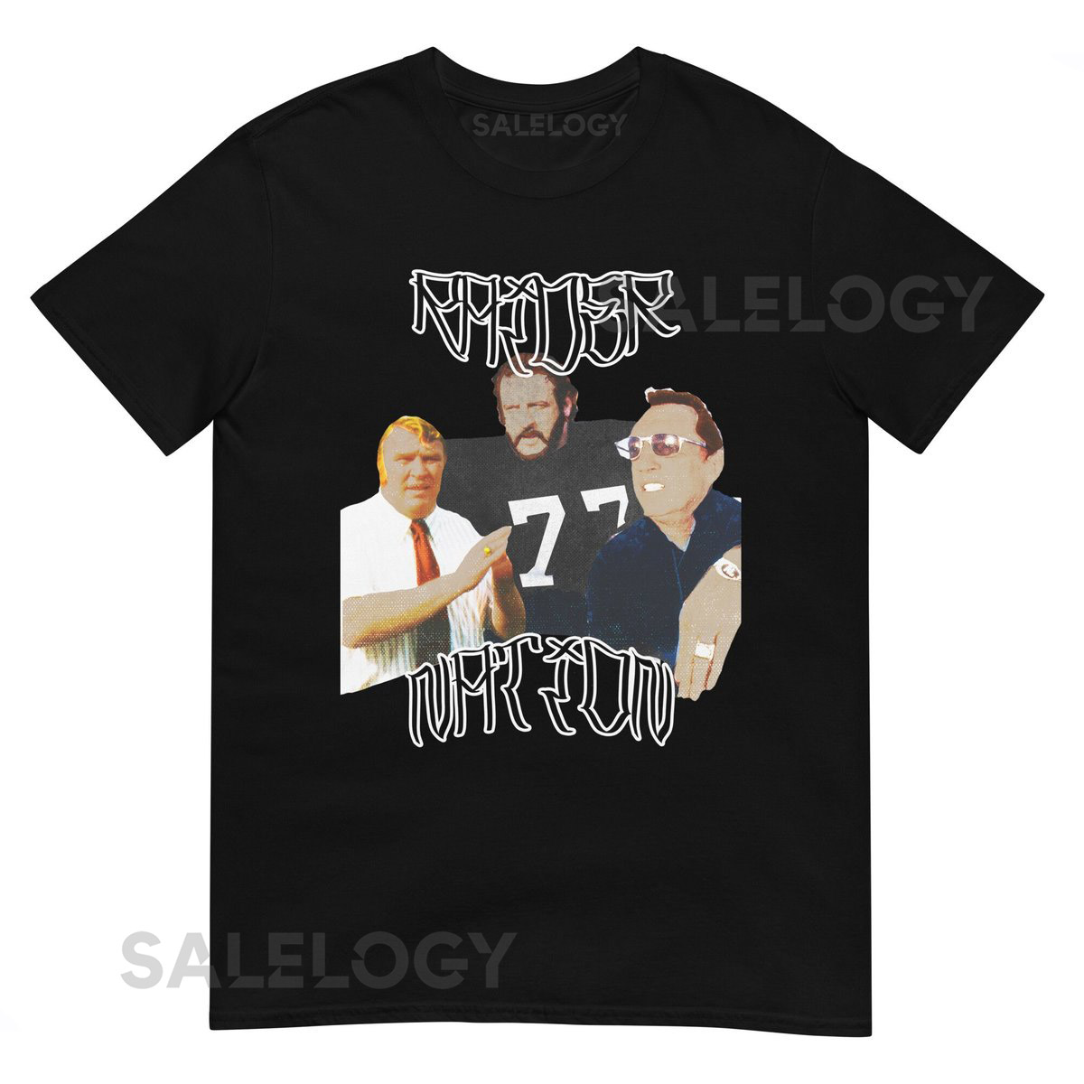 Raider Nation John Madden Al Davis Lyle Alzado Las Vegas RaidersShort-Sleeve Unisex T-Shirt_675