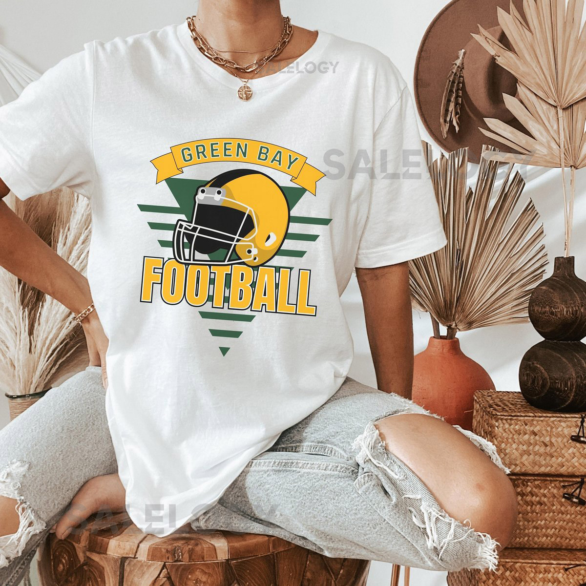 Green Bay Football Shirt Vintage Style Green Bay Football TShirt Retro 90s Green Bay Shirt GB Football Green Bay Wisconsin Sports Fan_412