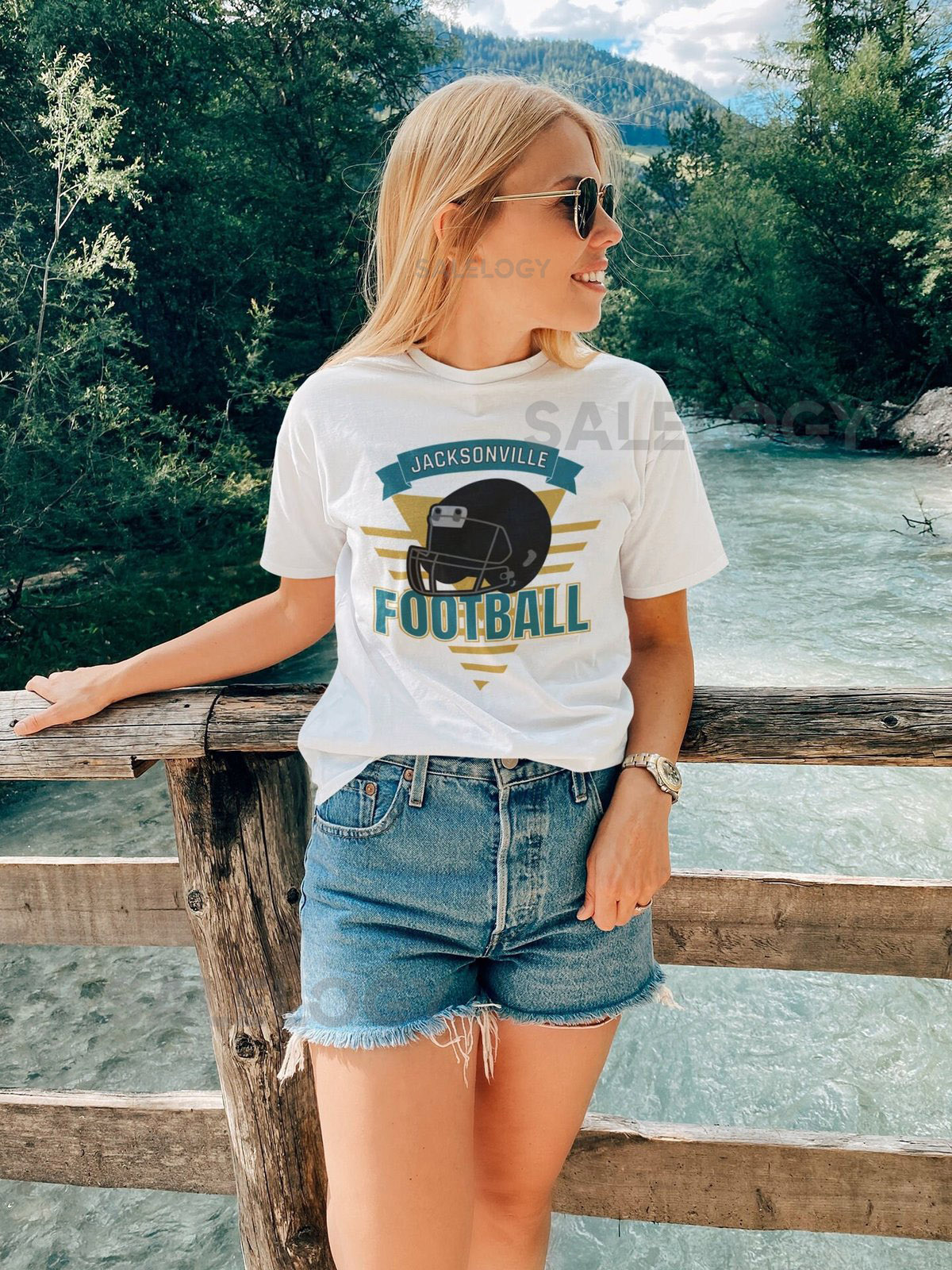 Jacksonville Football Shirt Vintage Style Jacksonville Football TShirt Retro 90s Jacksonville Shirt Jacksonville Florida Spor_613