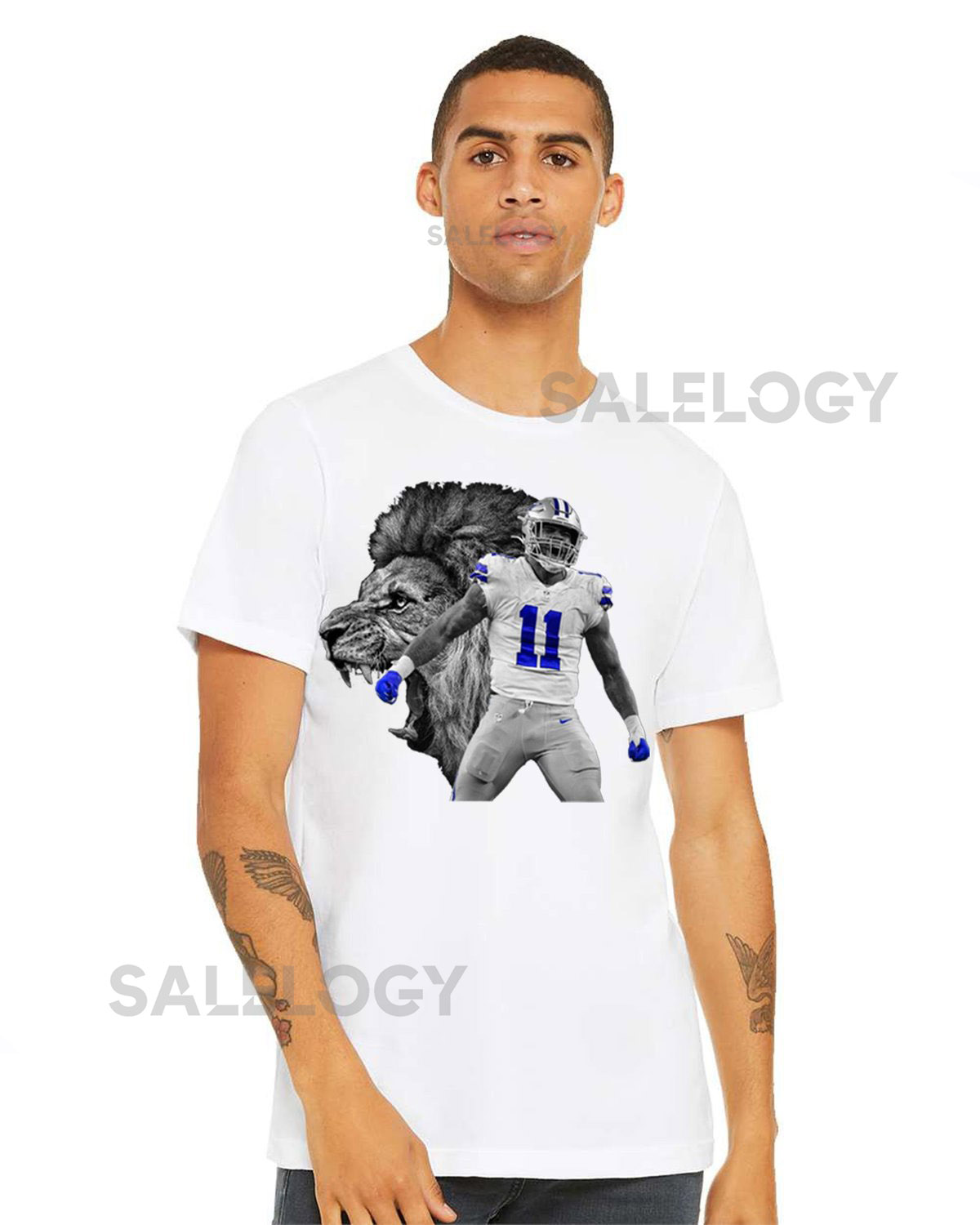 Micah Parsons LION Dallas Cowboys Tee BellaCanvas_415