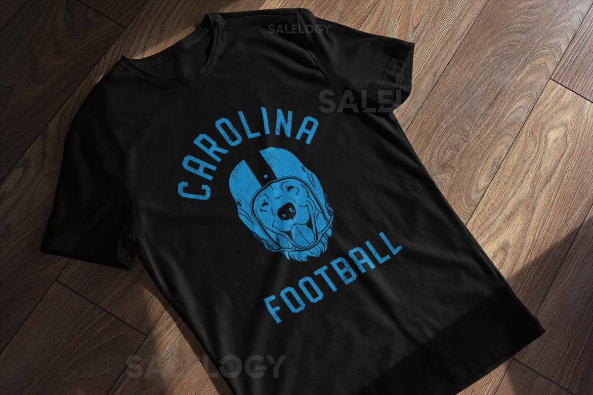 Carolina Football Golden Retriever T-Shirt Dog Lover Gift for Carolina Panthers fans_329