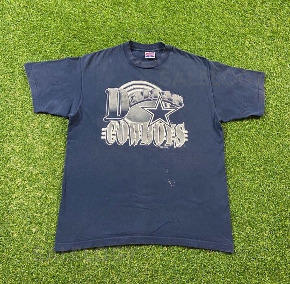 Vintage Dallas Cowboys T Shirt Tee Trench Made USA Size Xtra Large XL NFL Football Aikman Texas 1990s 90s_551