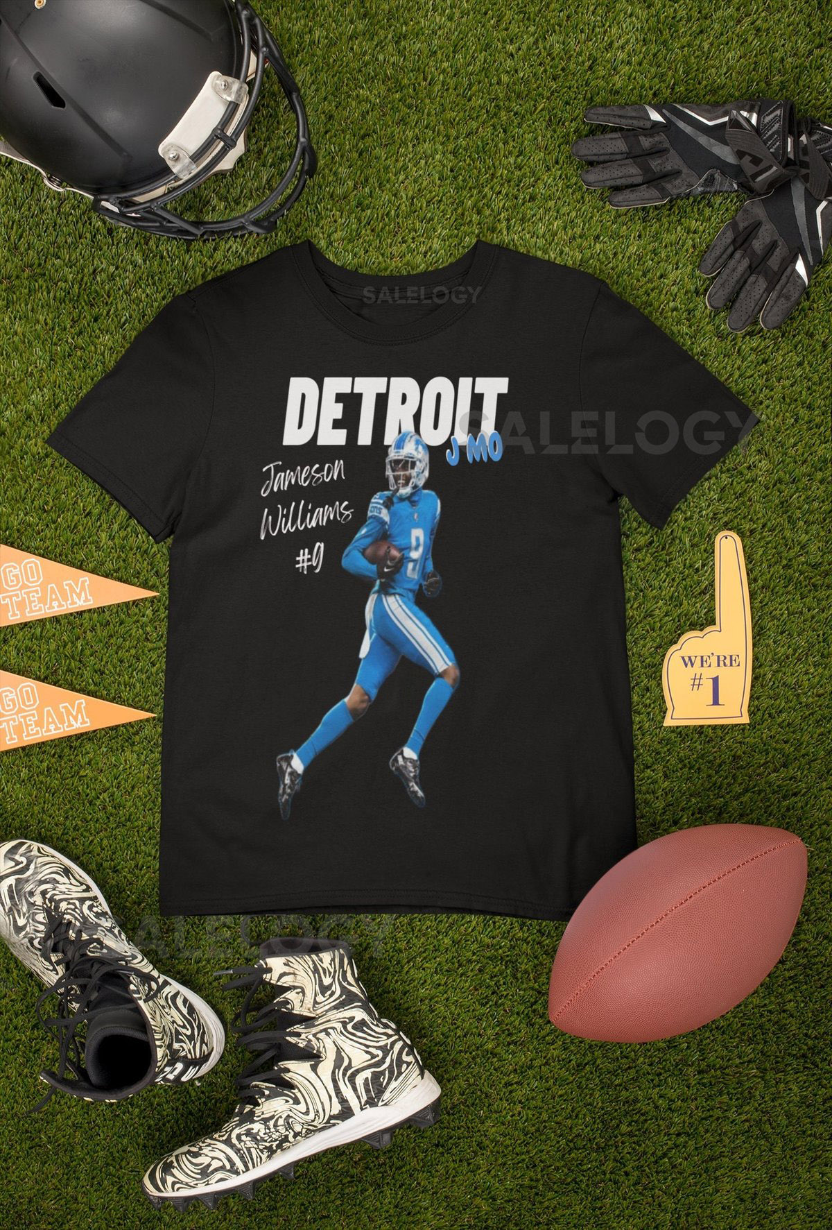 Detroit Lions Football t-shirt Lions shirt Game Day Lions Shirt Lions Apparel Detroit Lions Apparel Jameson Williams_235