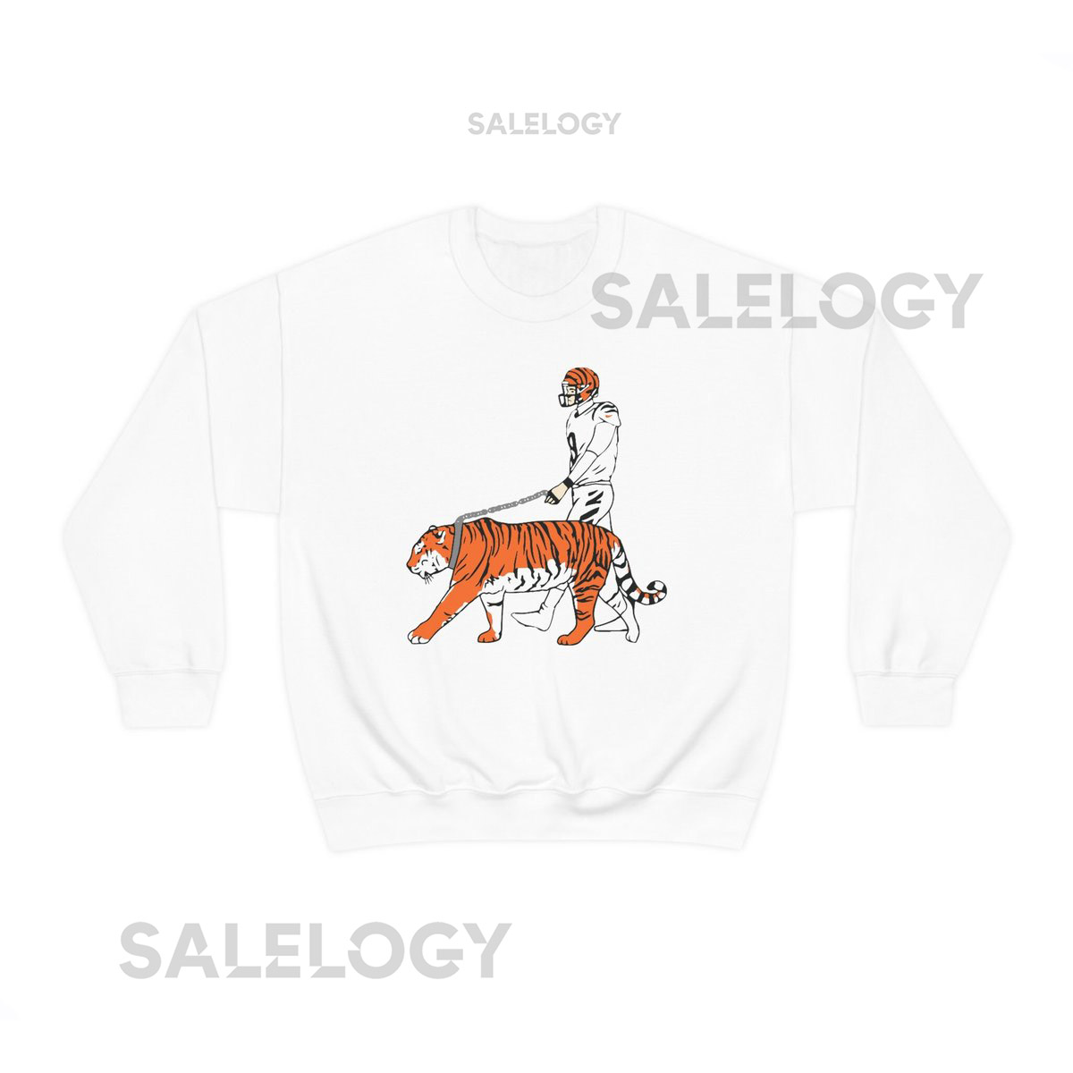 Joe Burrow Cincinnati Bengals Crewneck Unisex Football Sweatshirt_697