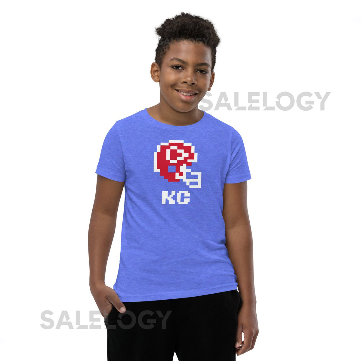 Chiefs Retro Tecmo Bowl Kids Shirt_82