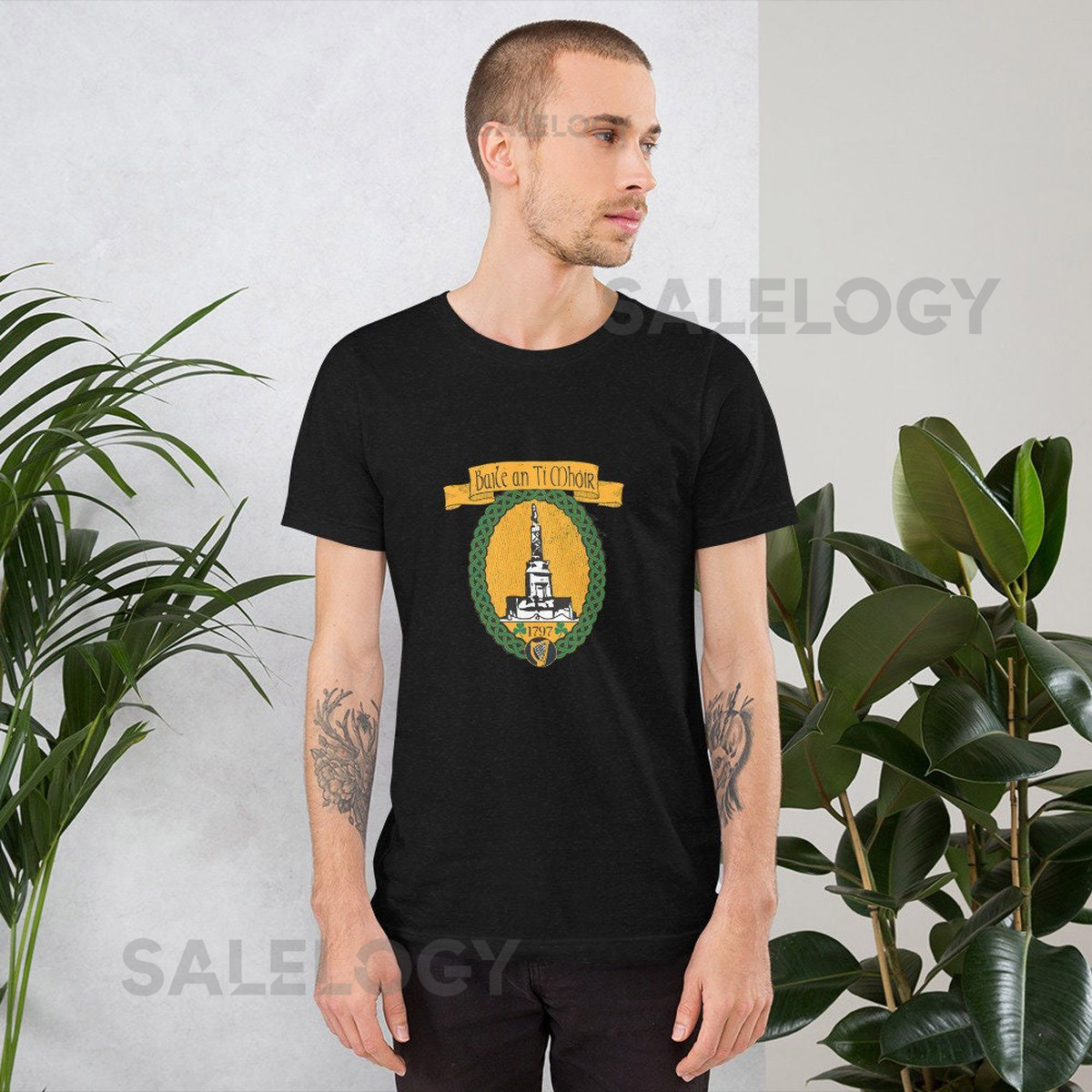 Irish Baltimore Orange Logo Unisex T-Shirt_344