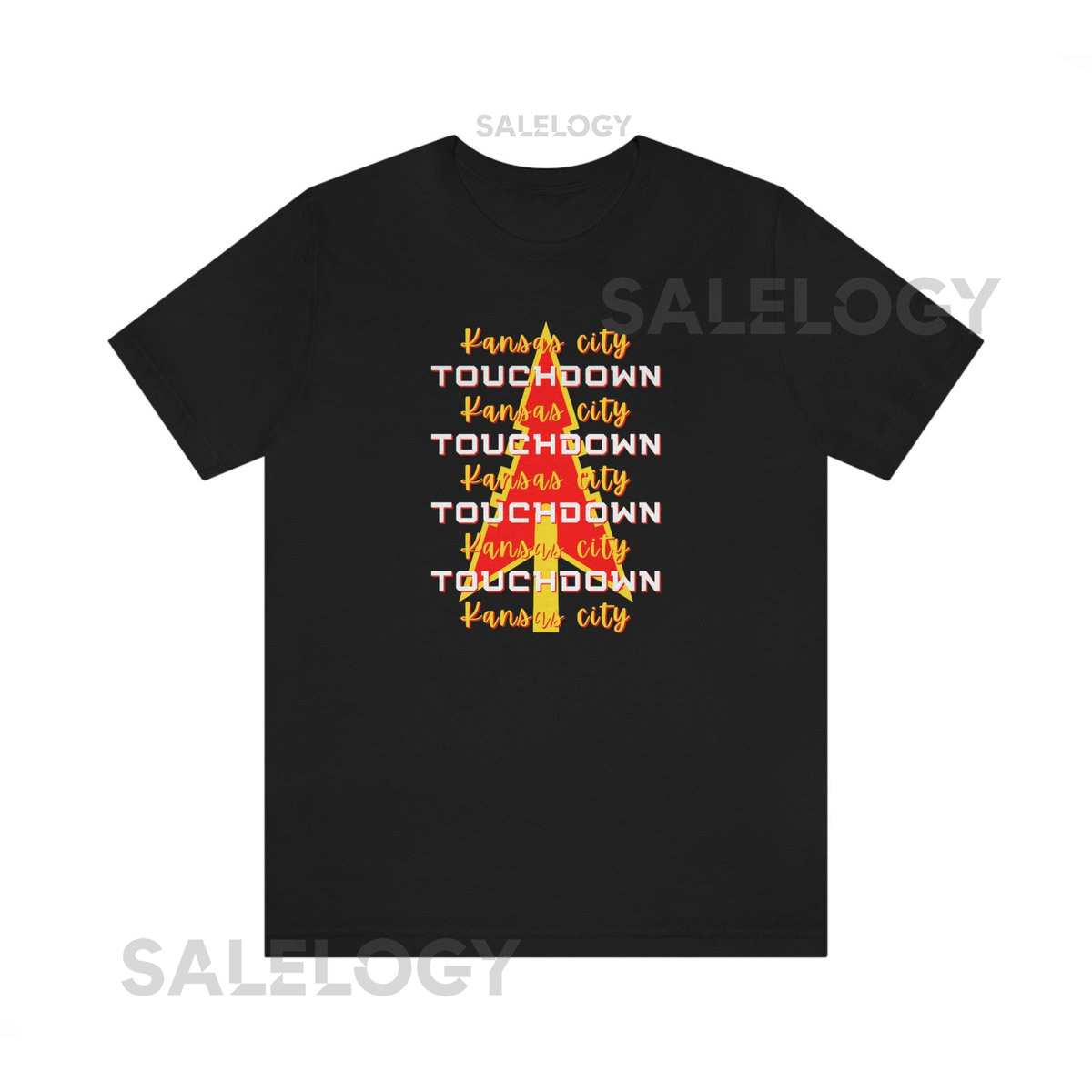 Kansas City Chief's Football Jersey Short Sleeve Tee kansas city chiefs kansas city chiefs shirt kansas city football shirt chiefs_245