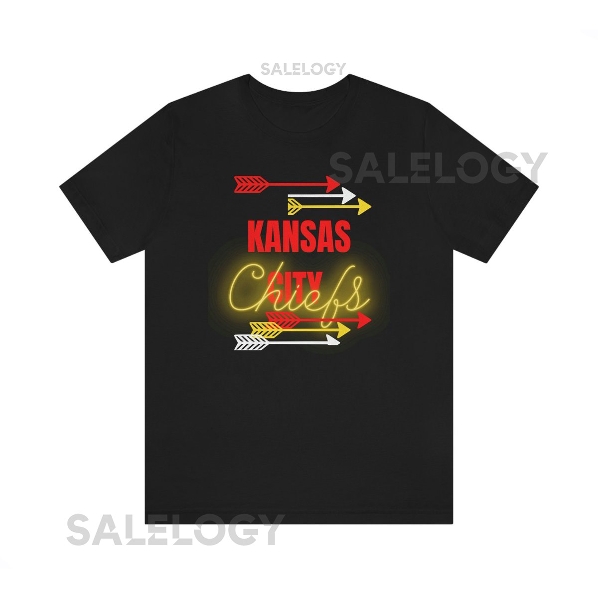 Kansas City Chief's Football Jersey Short Sleeve Tee kansas city chiefs kansas city chiefs shirt kansas city chiefs football shirt_243