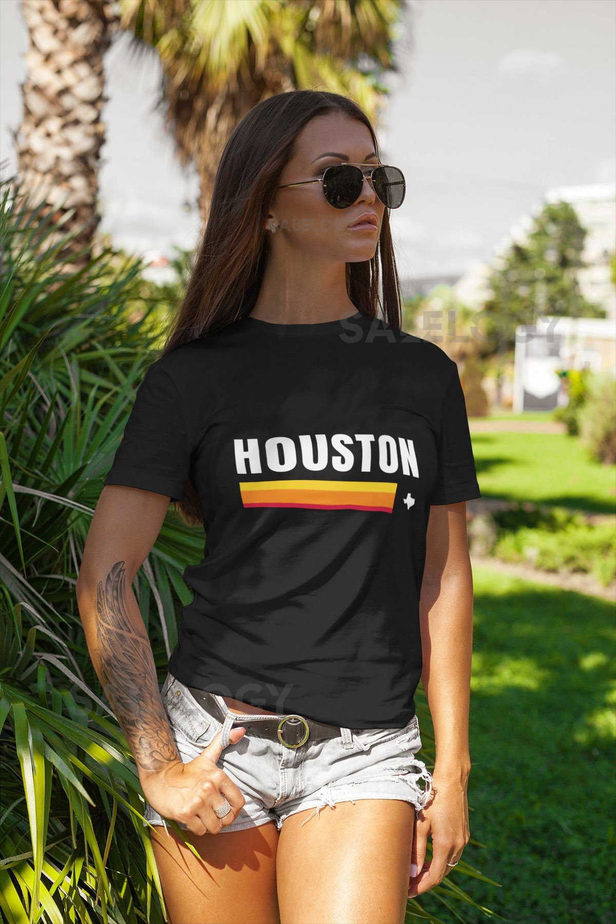 Women's Houston Relaxed T-_1047