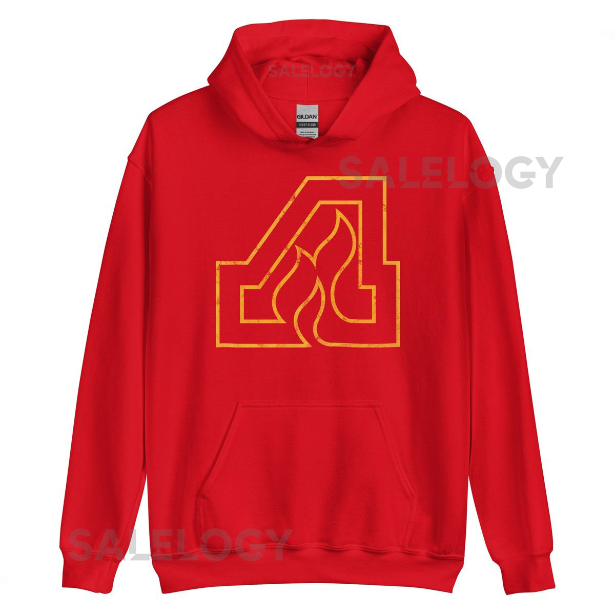 Atlanta Flames Worn Distressed Logo Vintage NHL Retro Hockey Hoodie Old Time Hockey Hooded Sweatshirt_9