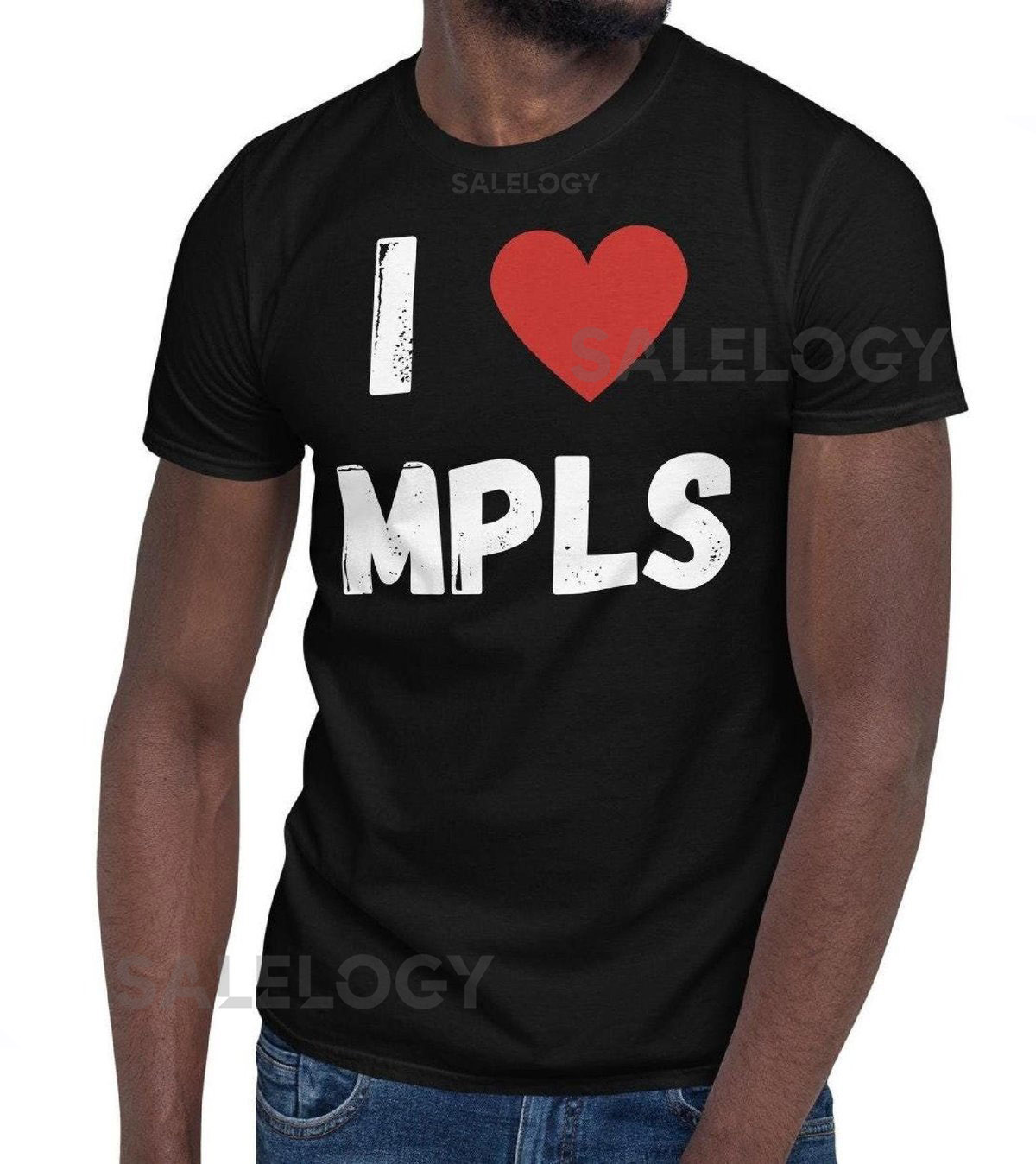 I Love MPLS Shirt Minneapolis Minnesota Unisex Cotton Tee_315