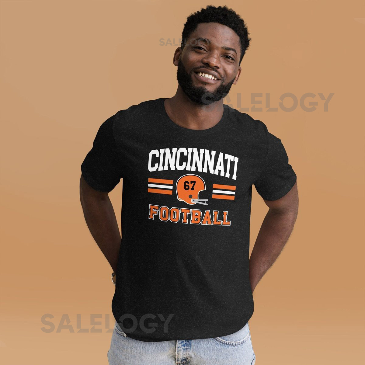 Cincinnati Football T Shirt Vintage Style Cincinnati Football Shirt Cincinnati T Shirt Sunday Football Retro Bengals Tshirt_545