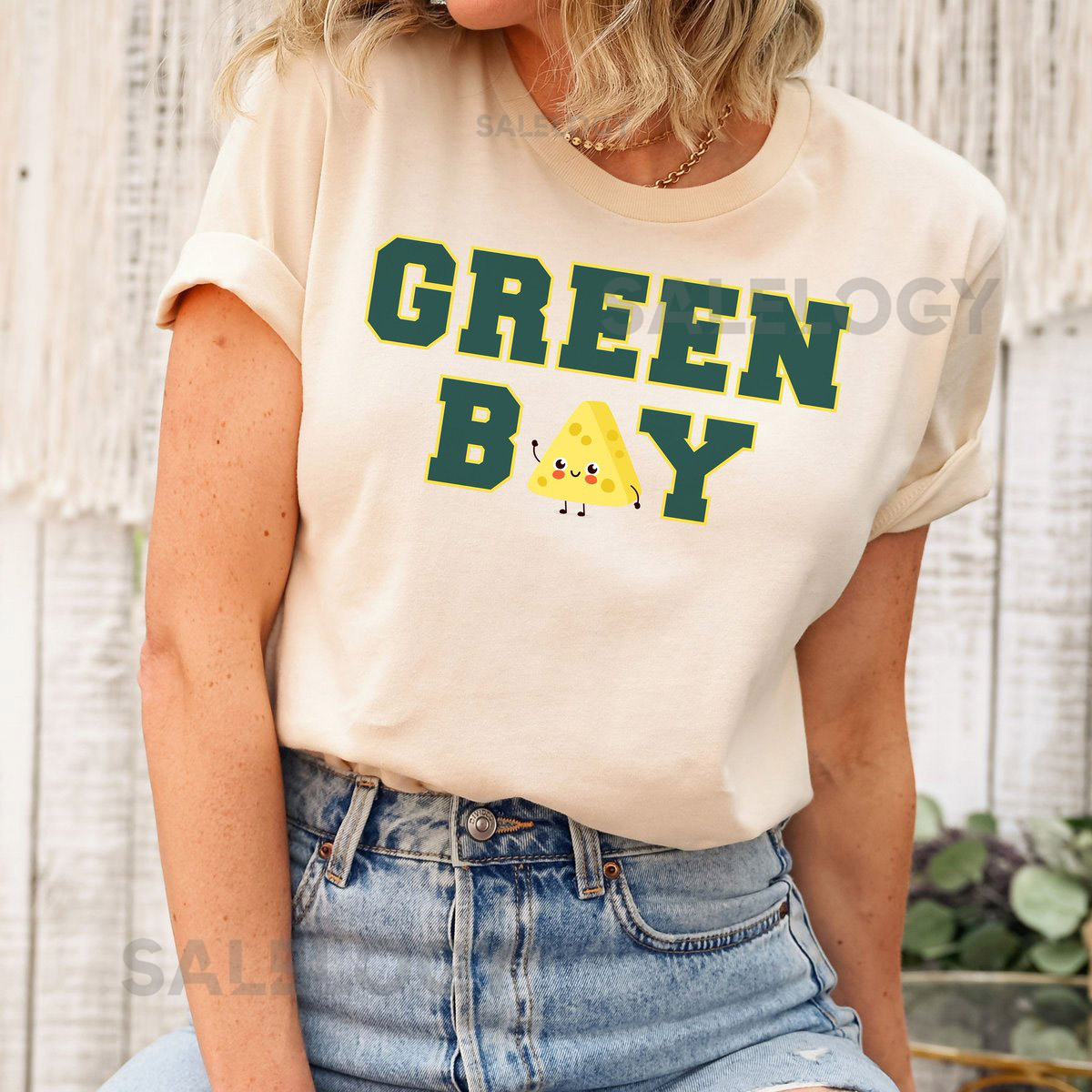 Green Bay Cheese Tee Shirt Green Bay Shirt Green Bay Vacation Gift Shirt Greenbay Travel Shirt Green Bay Cheese Character T-Shirt_365