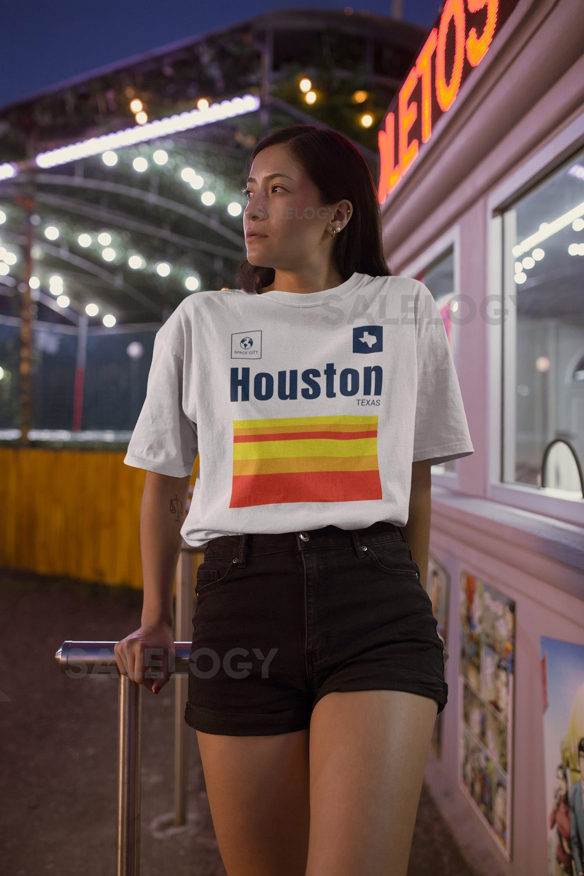 Women's Retro Houston Relaxed T-Shirt - _1048