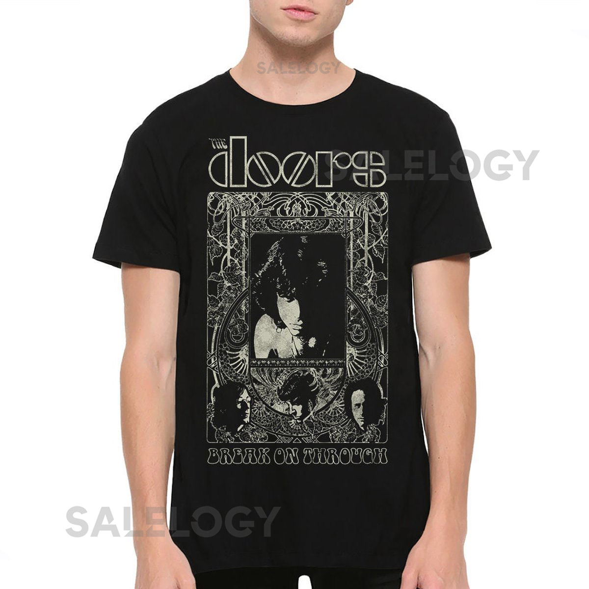 The Doors Break on Through Vintage T Shirt Jim Morrison Shirt Men's Women's Sizes dmm 226_573