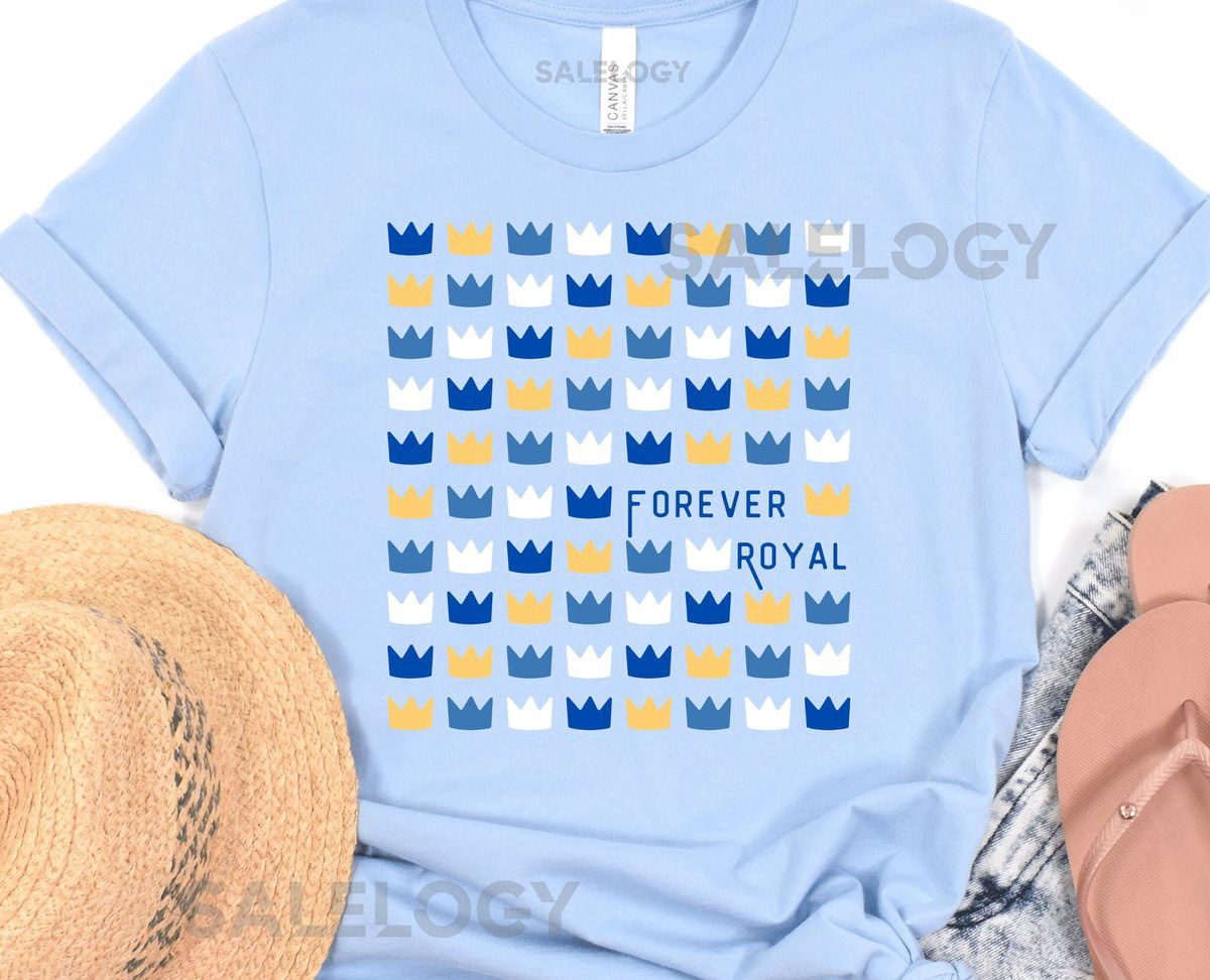 Royals T-Shirt Kansas City Design Kansas City KC Royals KC Crewneck Unisex Bella Canvas Handmade_748