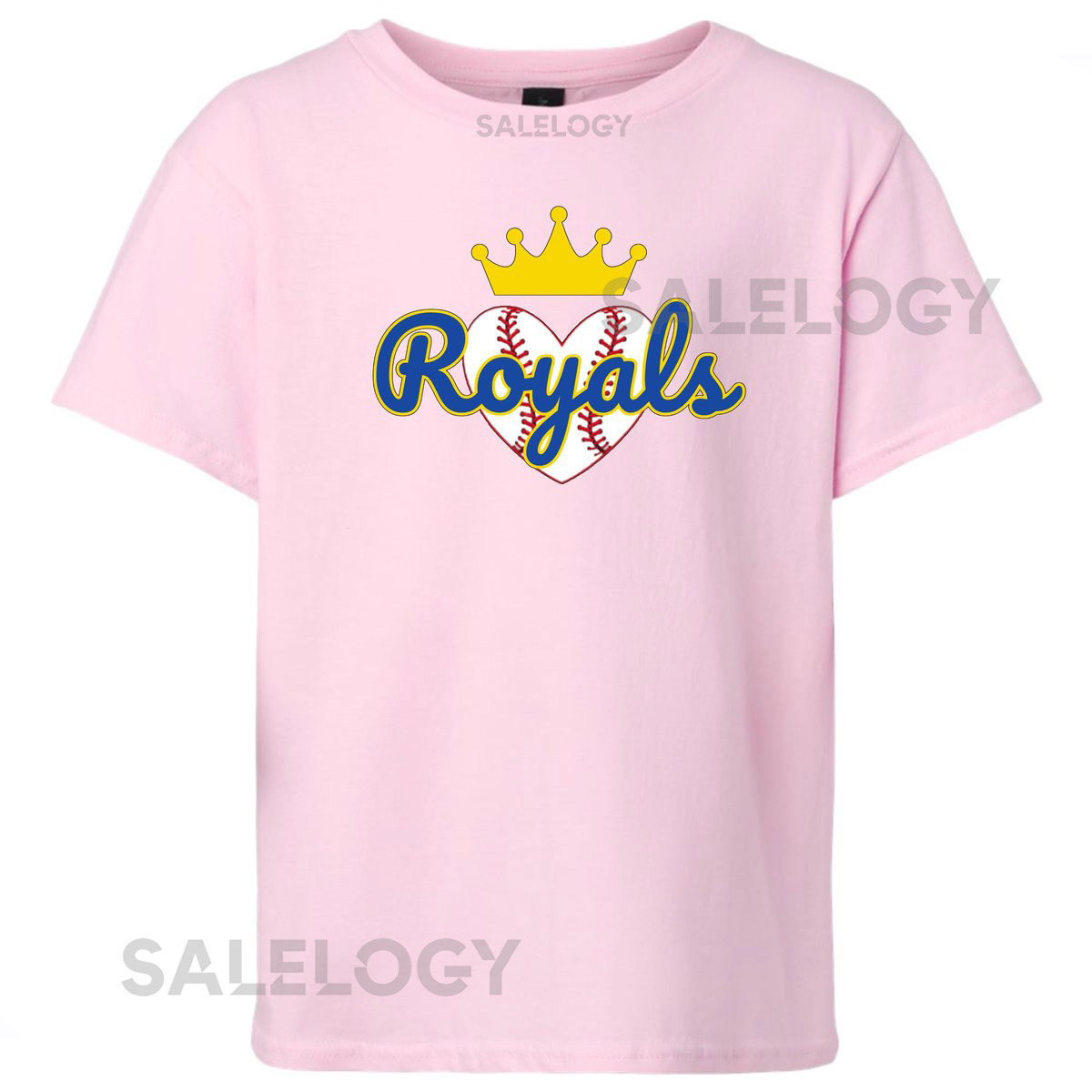 Girls Royals Shirt Princess Crown Baseball Tee_299