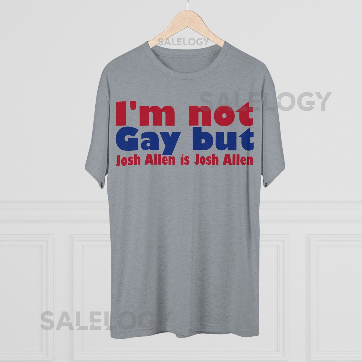 I'm not gay but Josh Allen is Josh Allen - Buffalo Bills Mafia Shirt_675