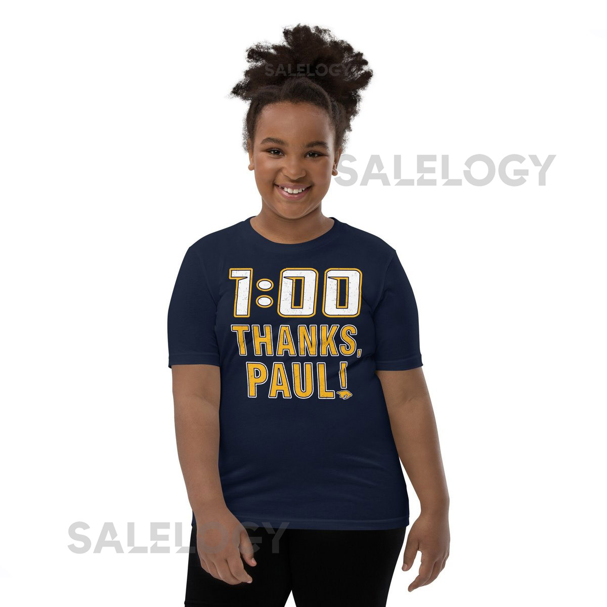 One Minute Remaining Thanks Paul Nashville Predators   Unisex Youth T Shirt_388