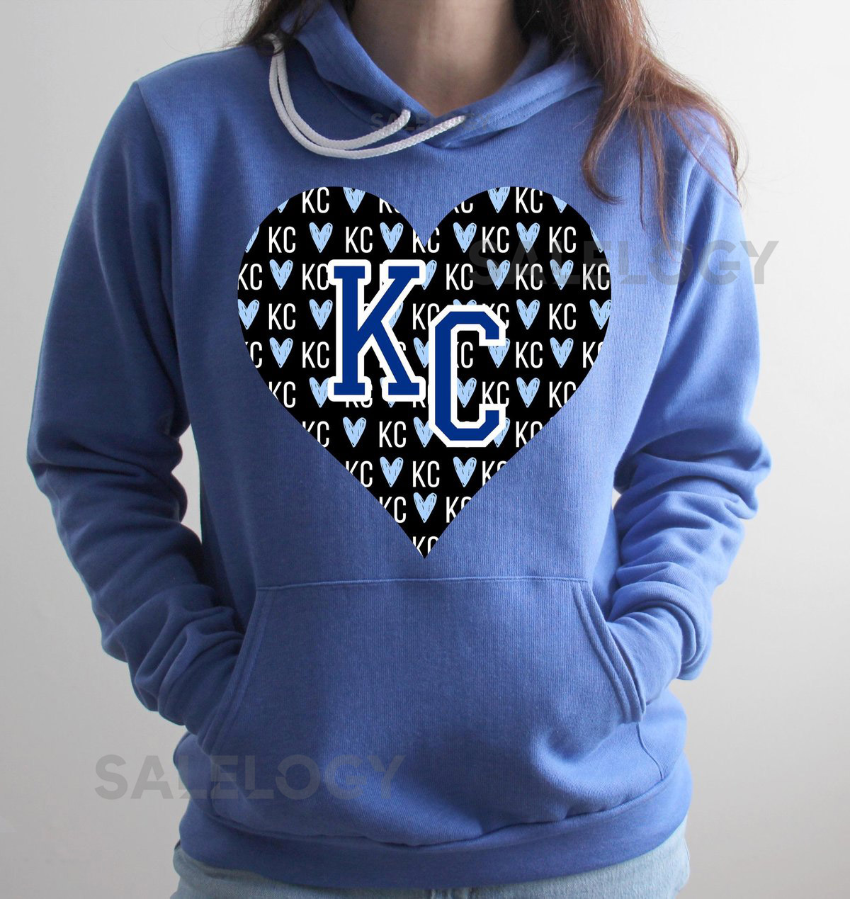 Kansas City Baseball Heart Sweatshirt_341