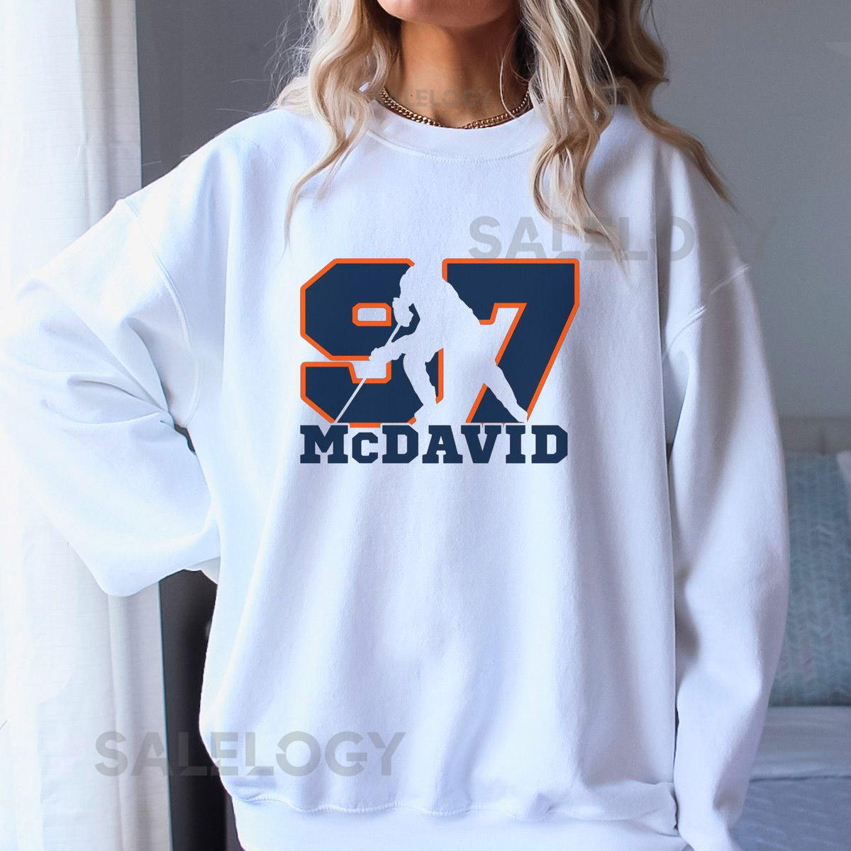 McDavid Fan Gift Oilers Fan Shirt Edmonton Shirt Oilers Sweatshirt Oilers Sweater Hockey Lover Hockey Sweatshirt McDavid Shirt_88