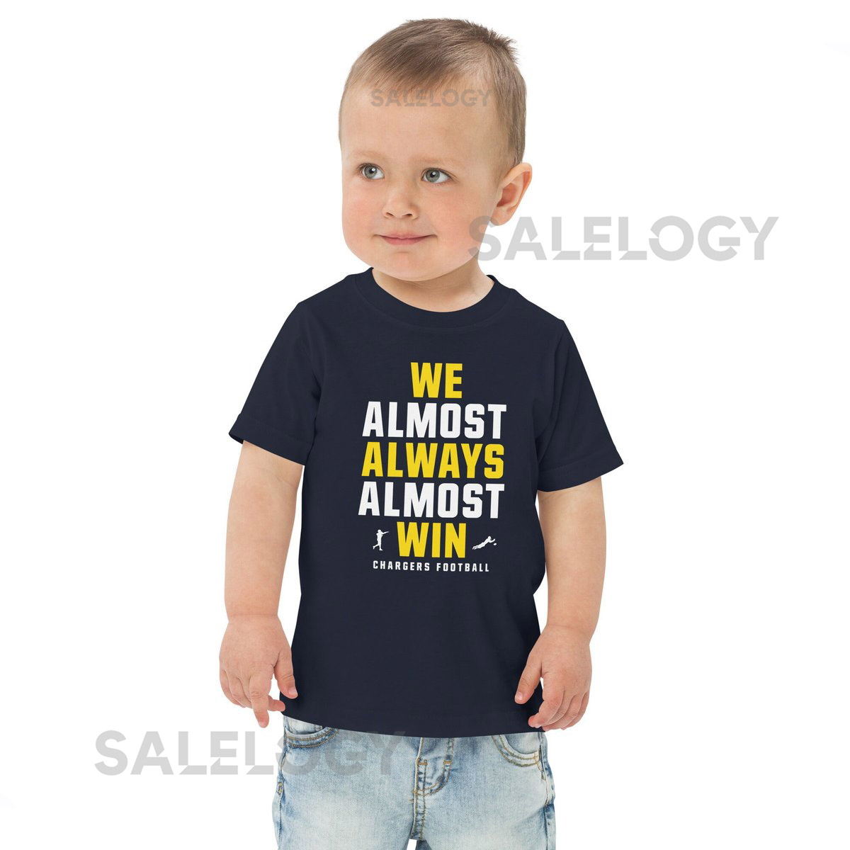 Funny Chargers Toddler T-Shirt quotWe Almost Always Almost Winquot_156