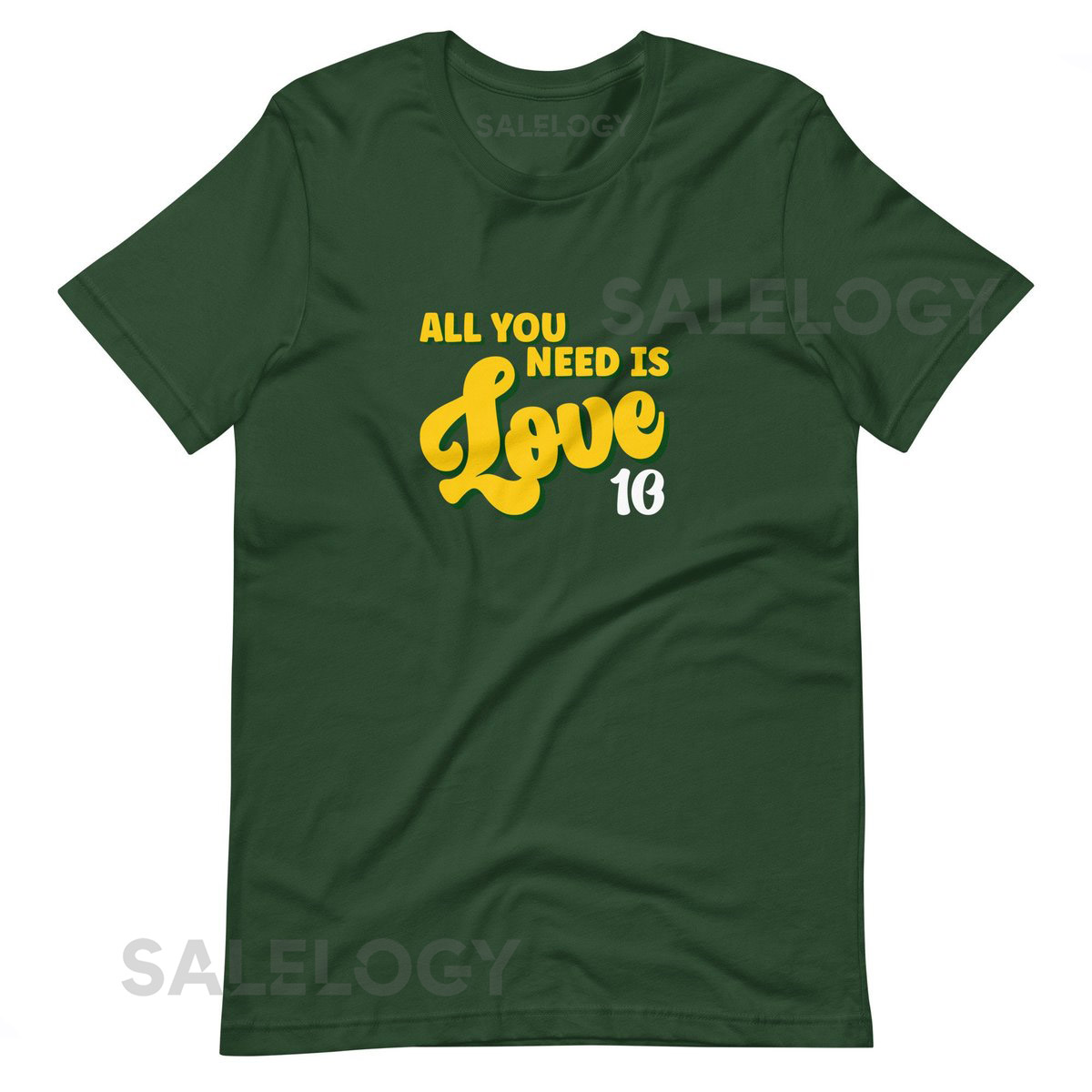 All You Need Is Love Unisex T Shirt Green Bay Packers Jordan Love_14