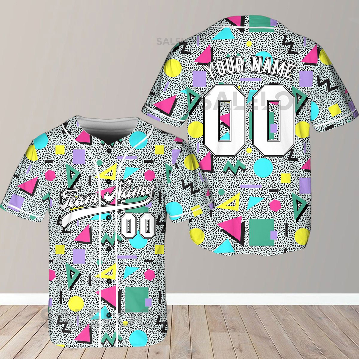 Personalized Retro 80s 90s Baseball Jersey Custom Team Name Shirt Vintage Baseball Jersey For Baseball Fans Disco Man Outfit Shirt_313