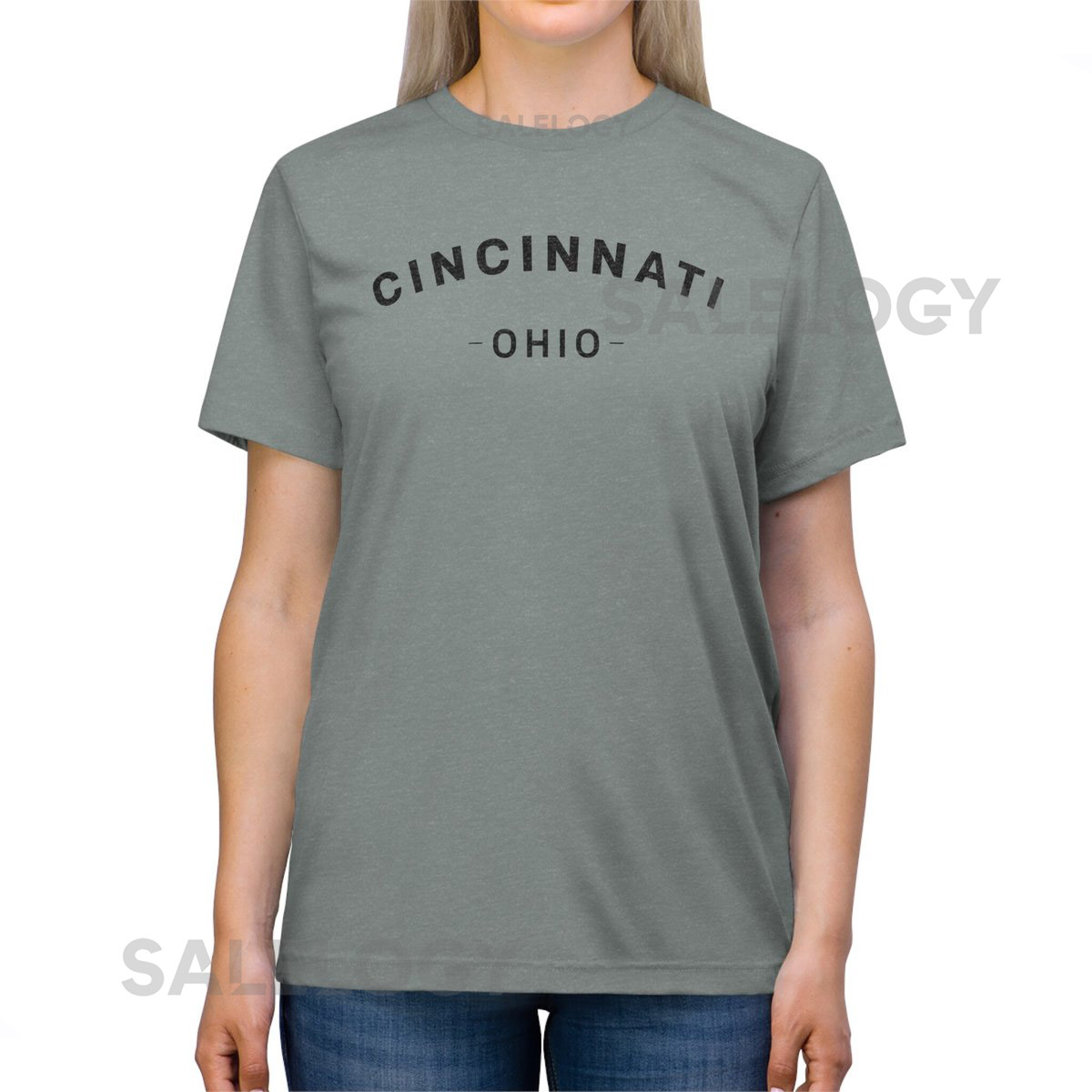 Cincinnati Ohio Unisex Triblend Tee_252