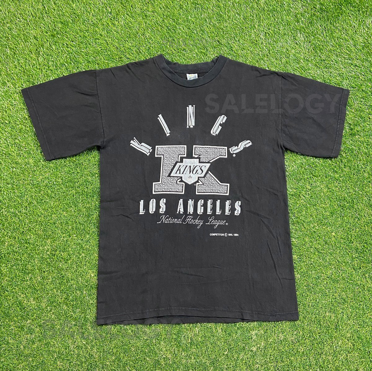 Vintage Los Angeles Kings T Shirt Tee Made USA Size Large L NHL Hockey Beverly Hills LA California 1990s 90s_429