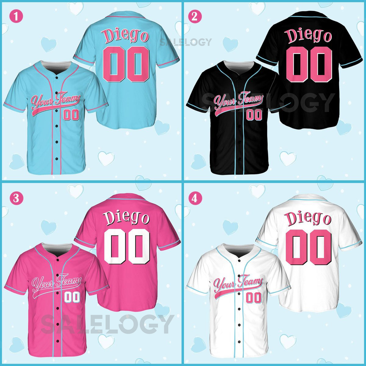 Personalized Team Name And Number Baseball Jersey Custom Baseball Jersey Shirt Baseball Jersey Uniform For Baseball Fans Baseball Lovers_362