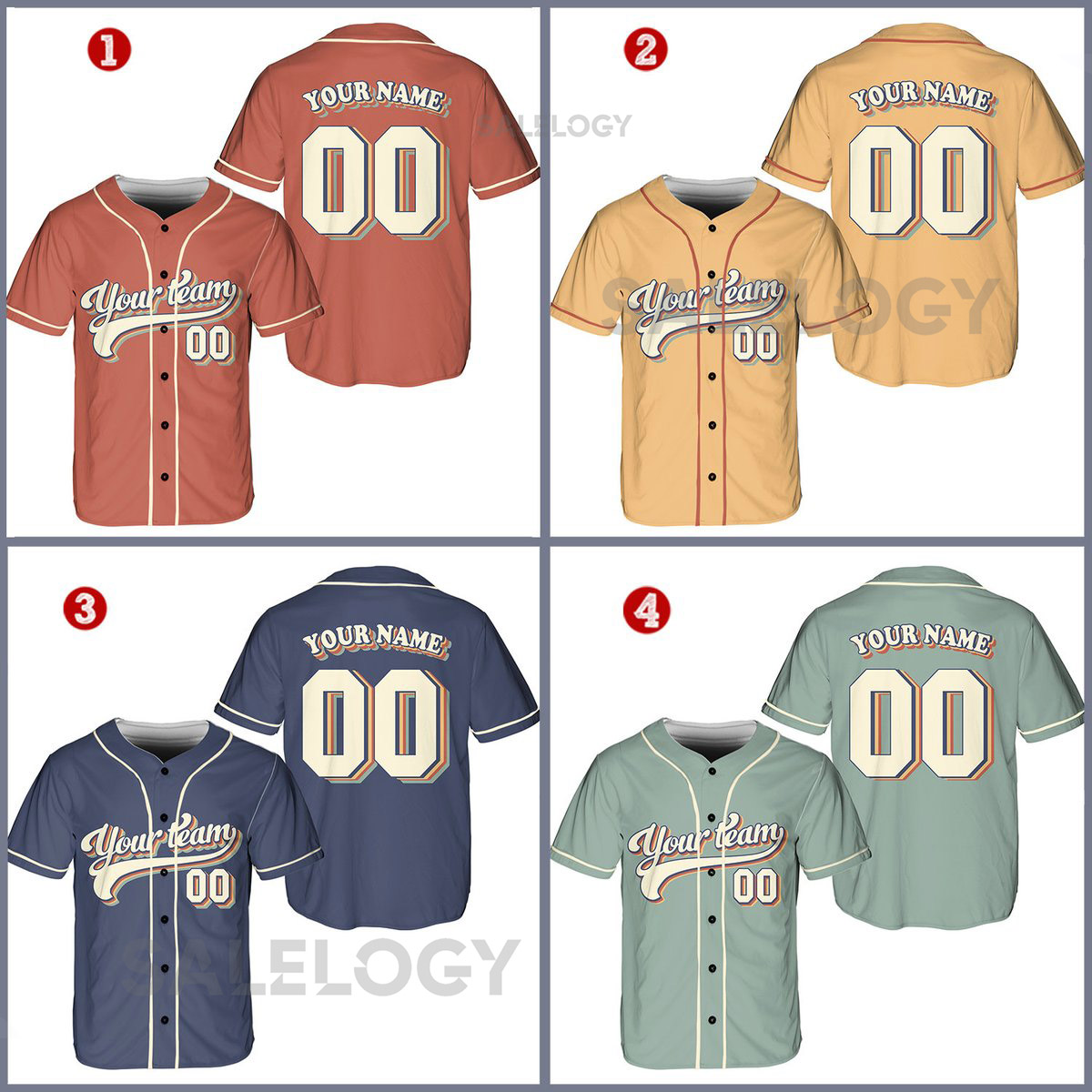 Personalized Vintage Team Name And Number Baseball Jersey Custom Baseball Jersey Shirt Baseball Jersey Uniform For Baseball Fans Lovers_723