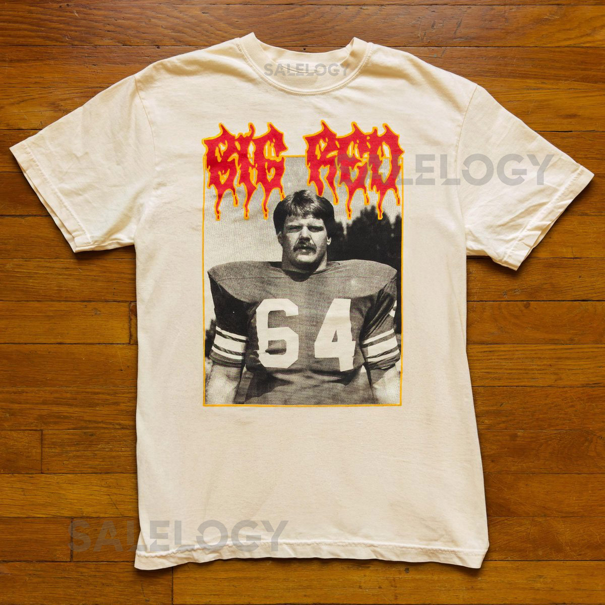 Vintage Chiefs Tee Big Red Andy Reid Comfort Colors Ivory_887