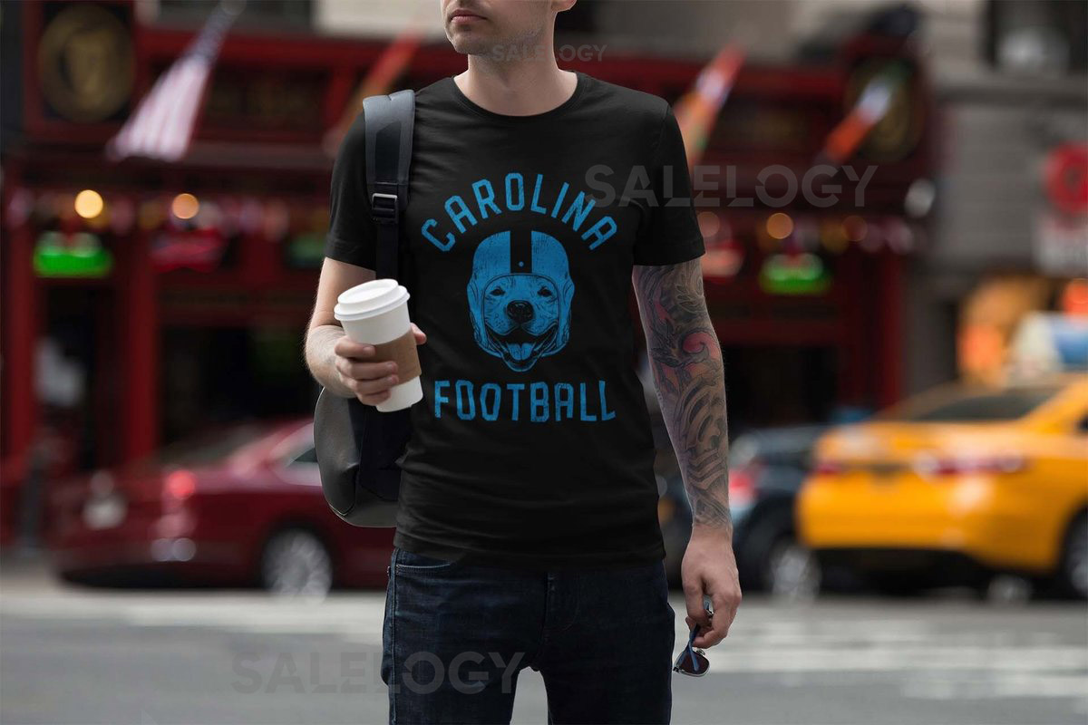 Carolina Football Pitbull T-Shirt Dog Lover Gift for Carolina Panthers fans_334