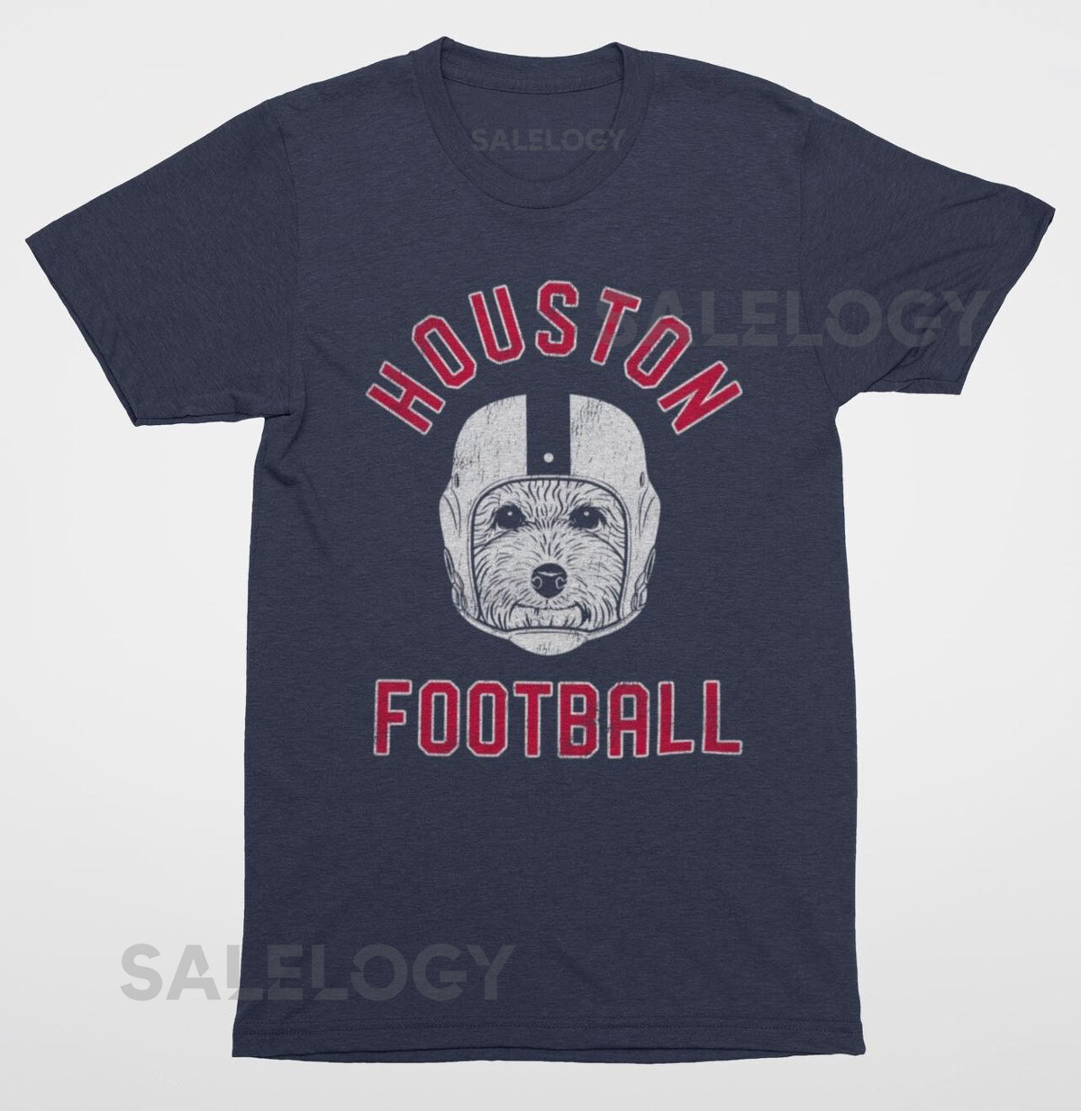 Houston Football Poodle T-Shirt Dog Lover Gift for Houston Texan_237