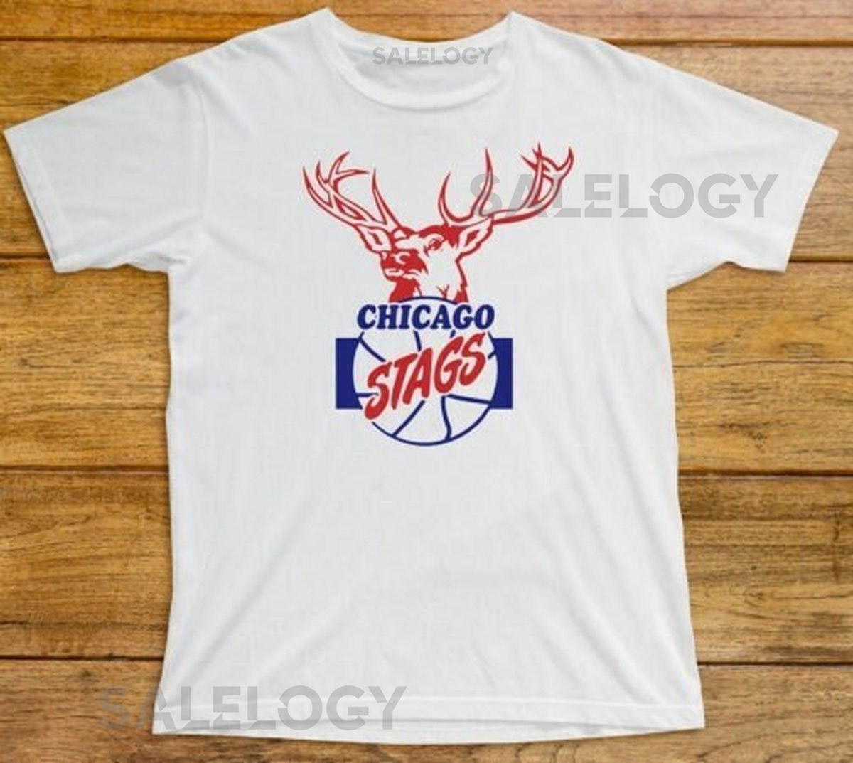 Chicago Stags T Shirt 723 Retro White Unisex Graphic Tee_230