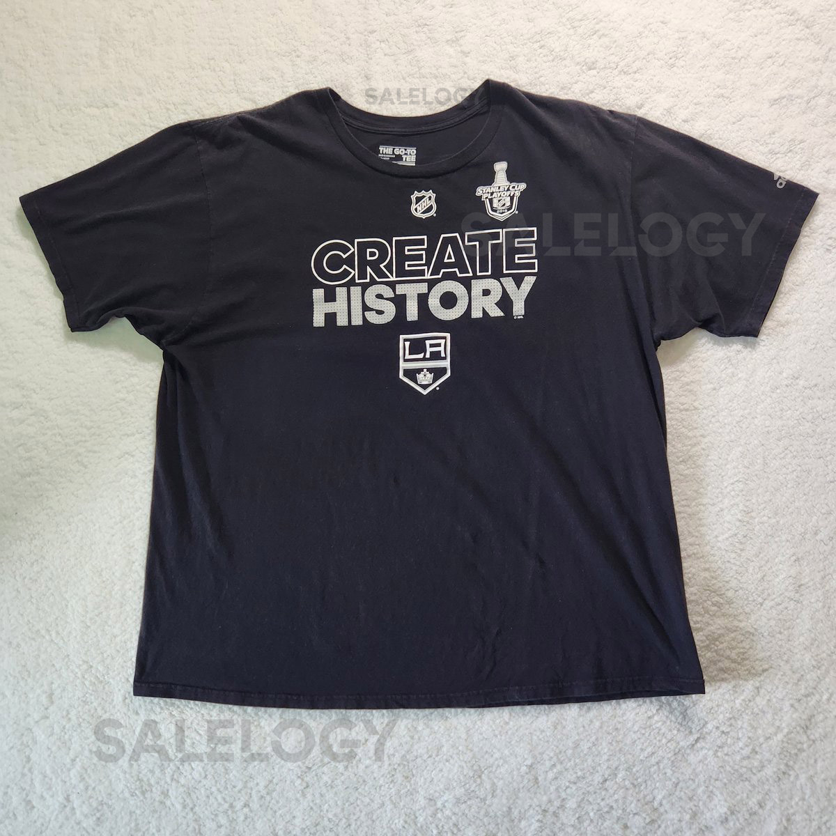 Los Angeles Kings T-shirt XXL Black 2018 Stanley Cup Playoffs Tee_292