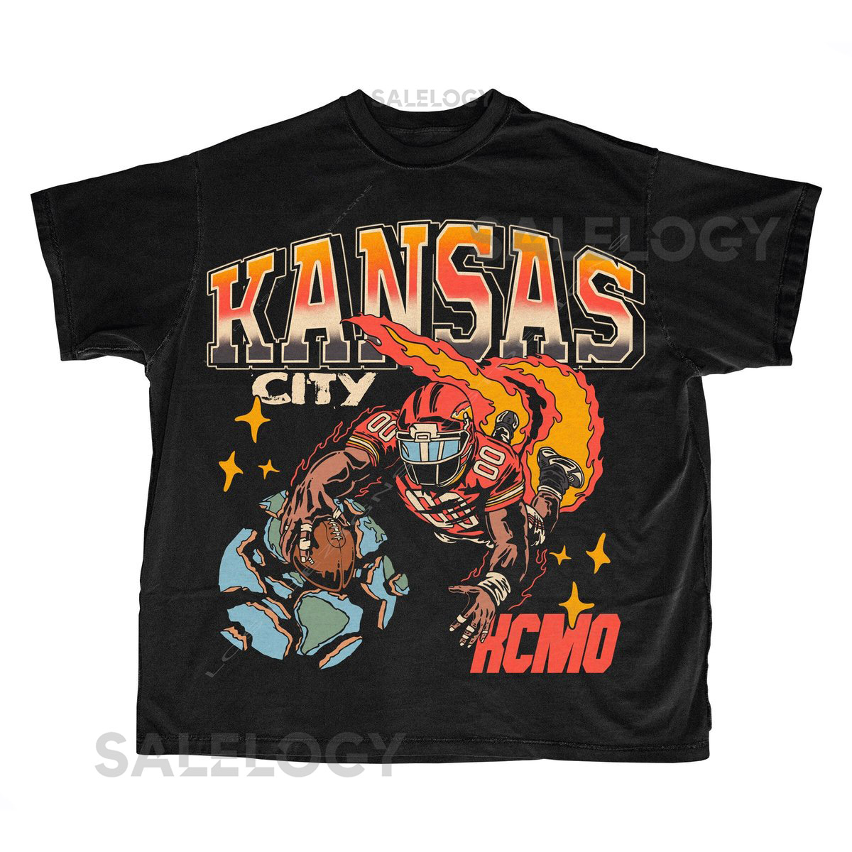 Kansas City Football T Shirt Kansas City Graphic Bootleg T Shirt Vintage Kansas City Football Vintage Kansas Football_367